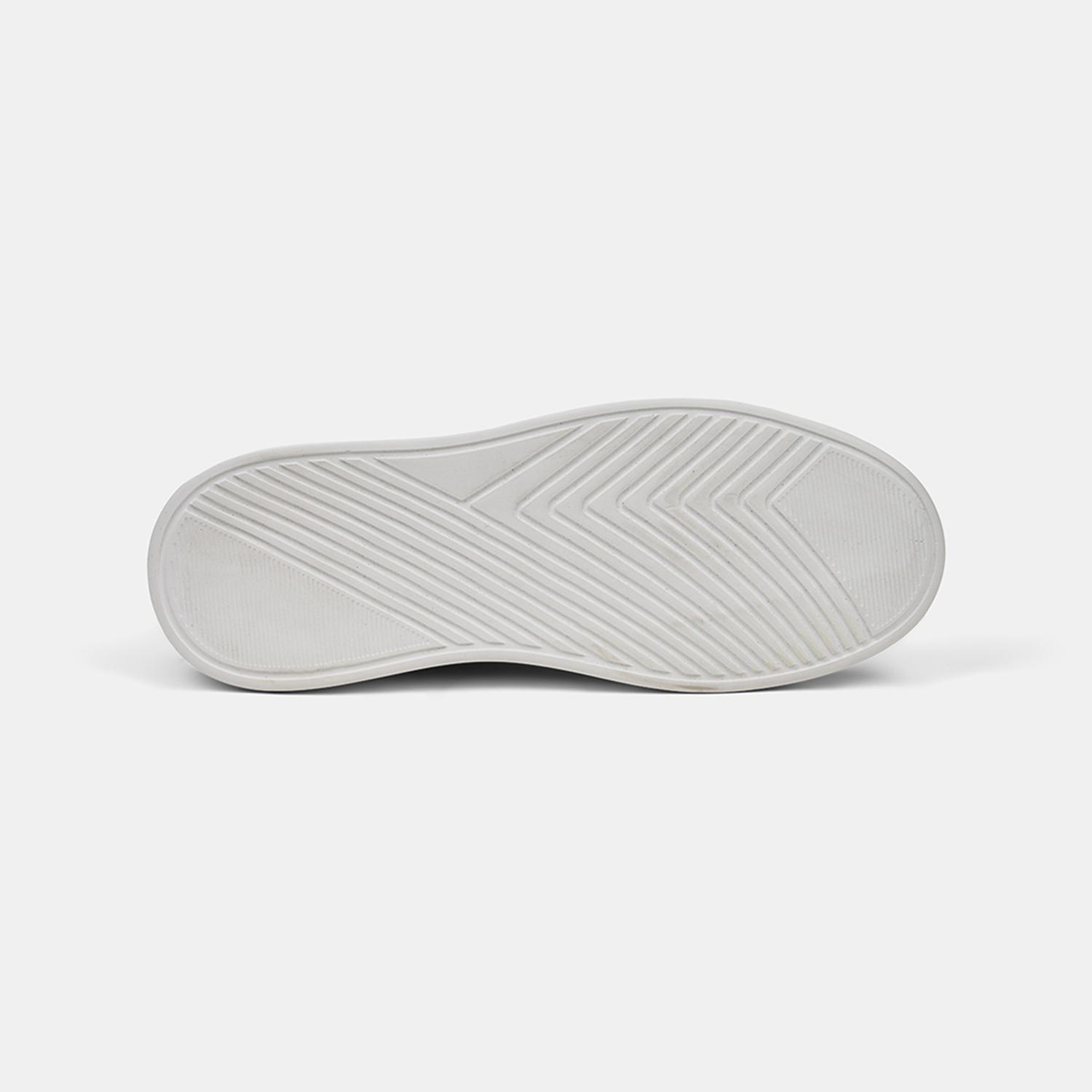 Erkek Kahve Bağcıklı Kroko Baskılı Deri Sneaker