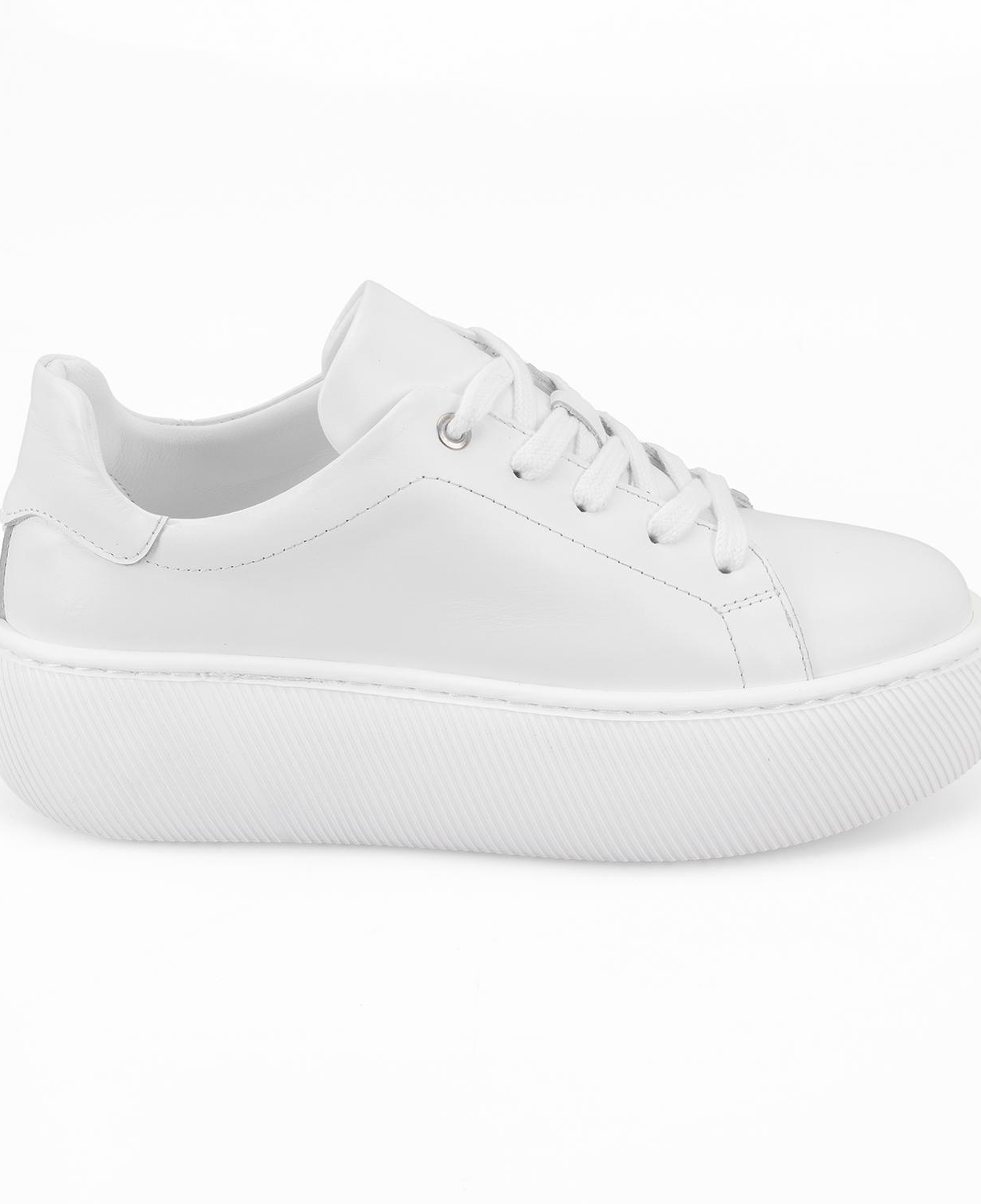 Kadın Beyaz Deri Günlük Ayakkabı