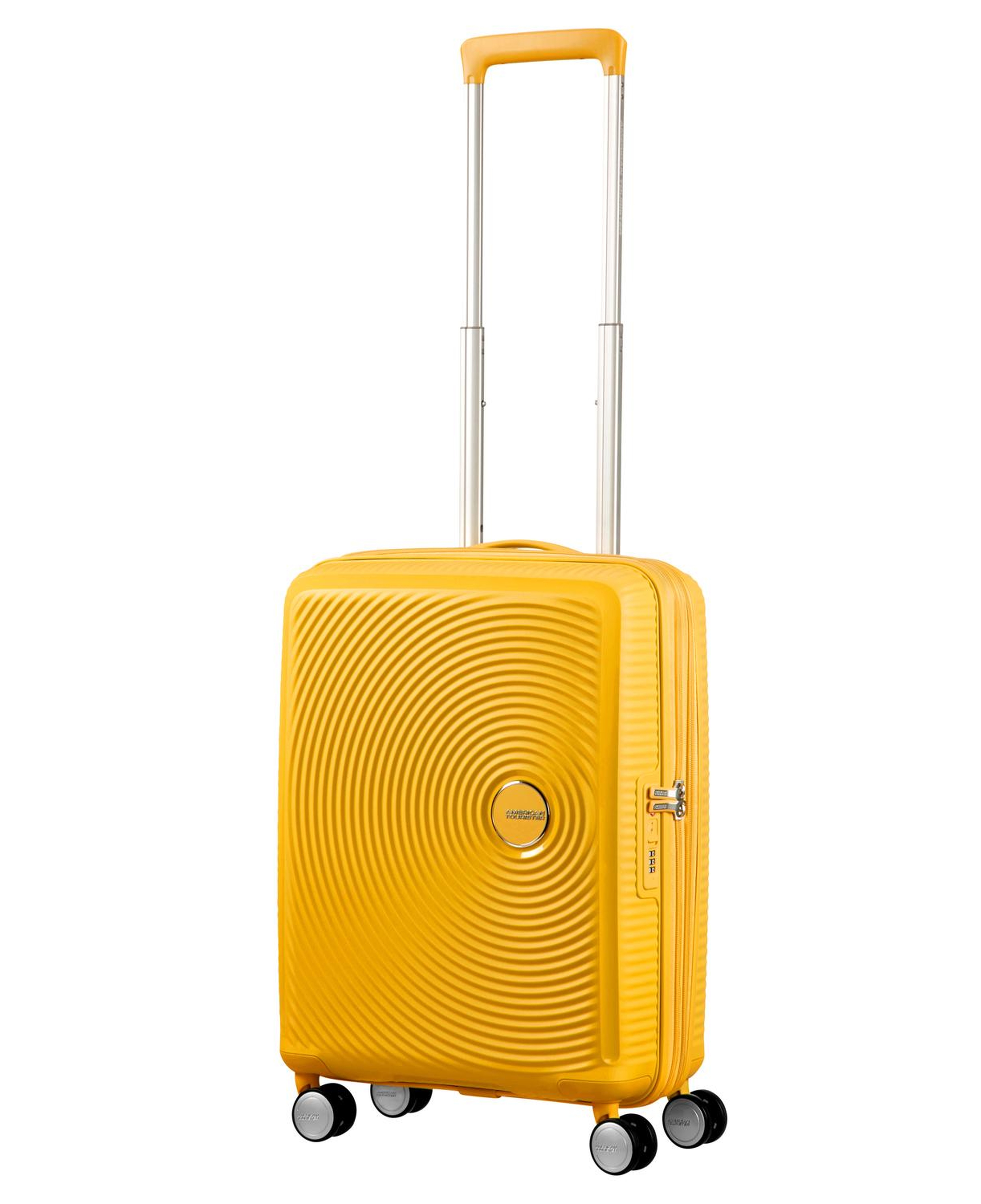American Tourister Sarı Soundbox - Körüklü 55/20 Kabin Boy Sert Valiz