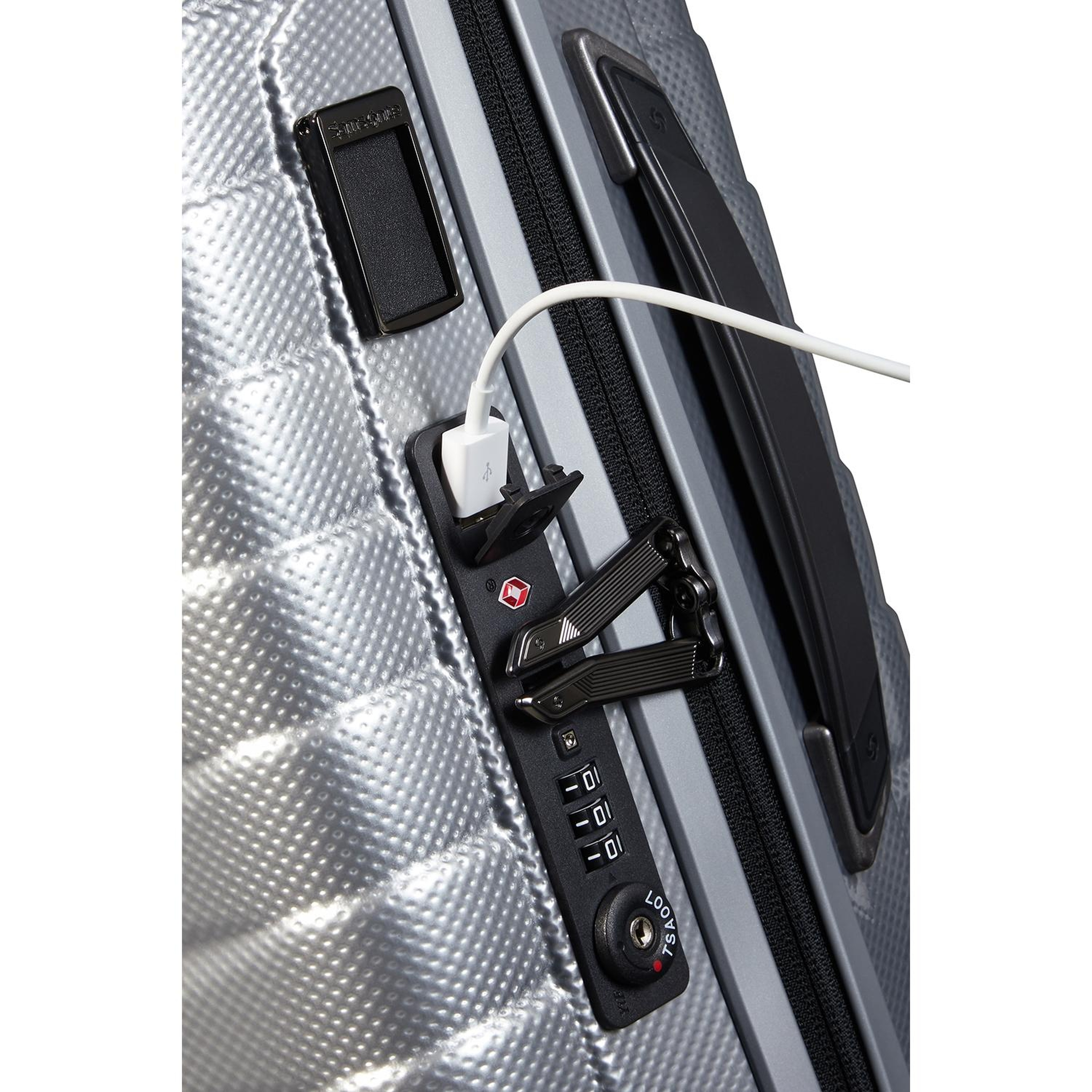 Samsonite Gri Proxis - Spinner 4 Tekerlekli Körüklü Kabin Boy Valiz 55 cm