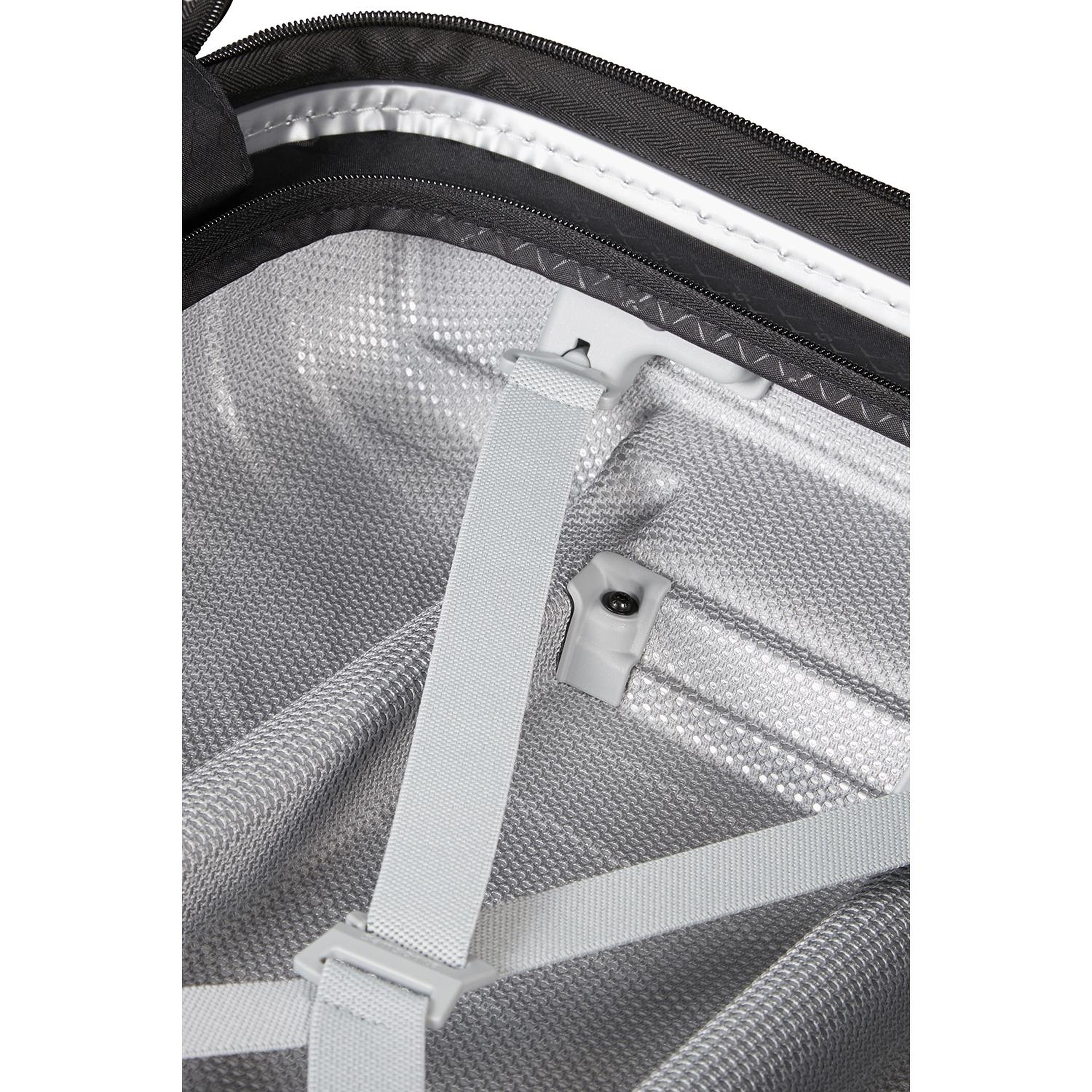 Samsonite Gri Proxis - Spinner 4 Tekerlekli Körüklü Kabin Boy Valiz 55 cm