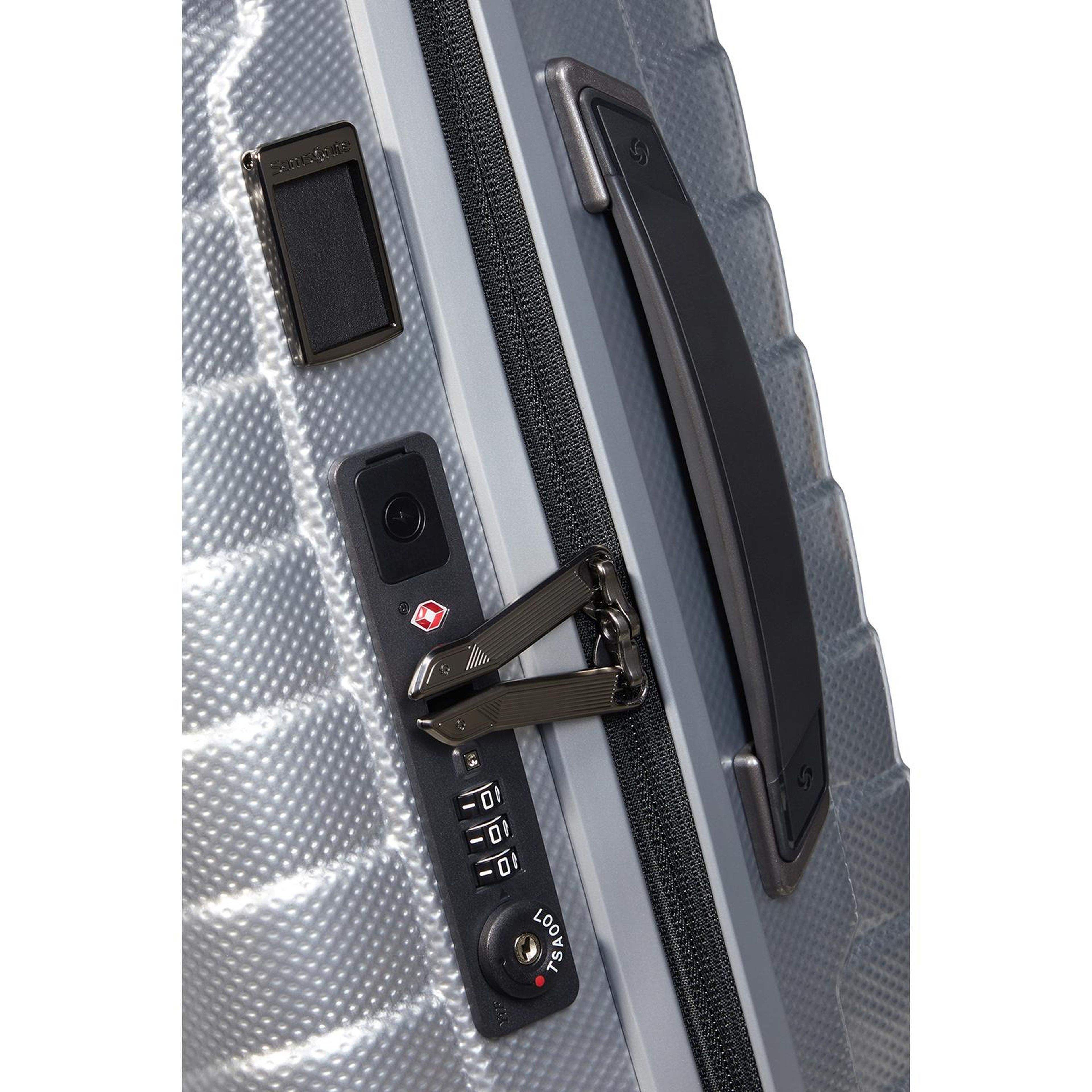 Samsonite Gri Proxis - Spinner 4 Tekerlekli Körüklü Kabin Boy Valiz 55 cm