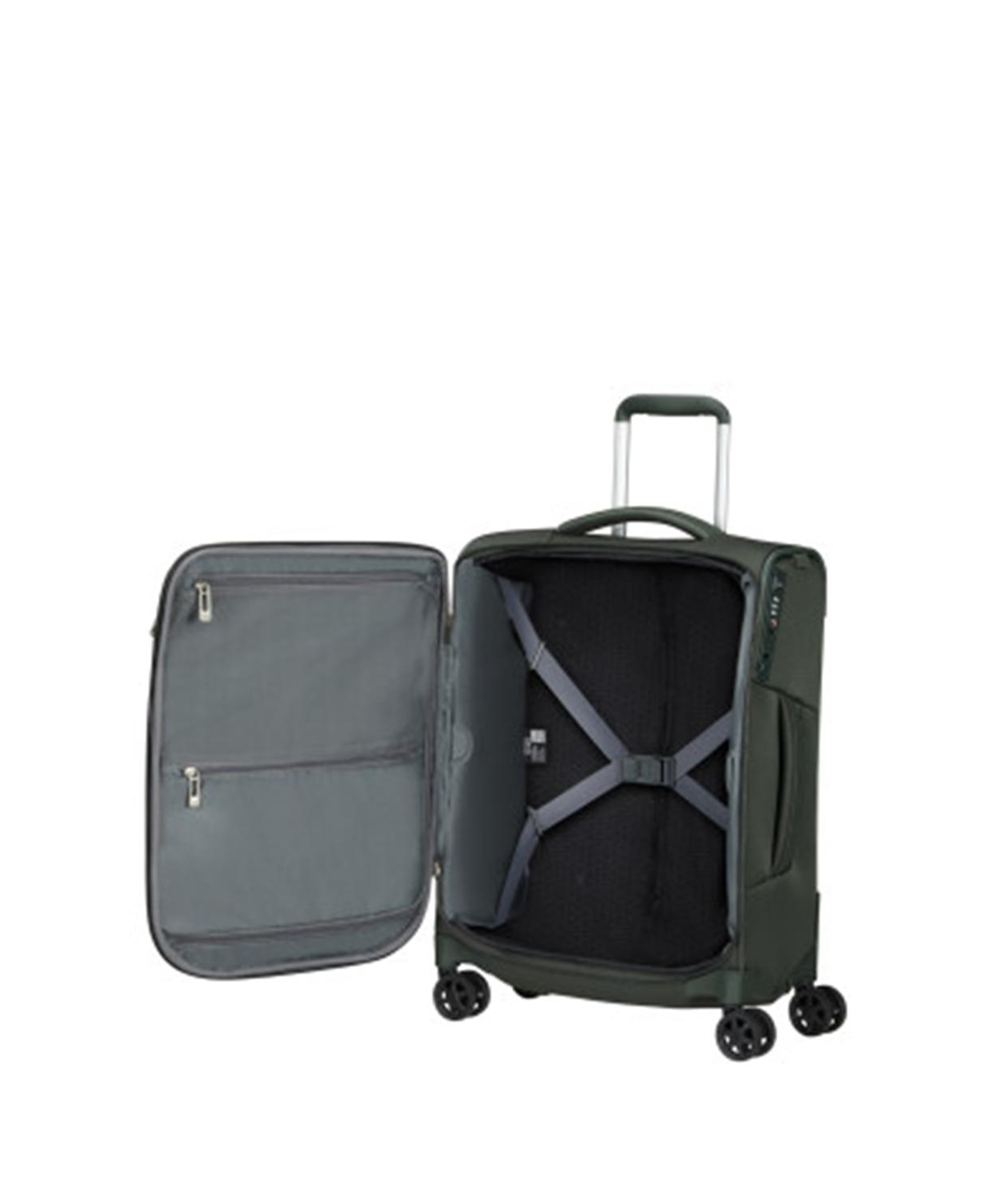 Samsonite Yeşil Spinner Respark 4 Tekerlekli 55 cm Kabin Boy Valiz