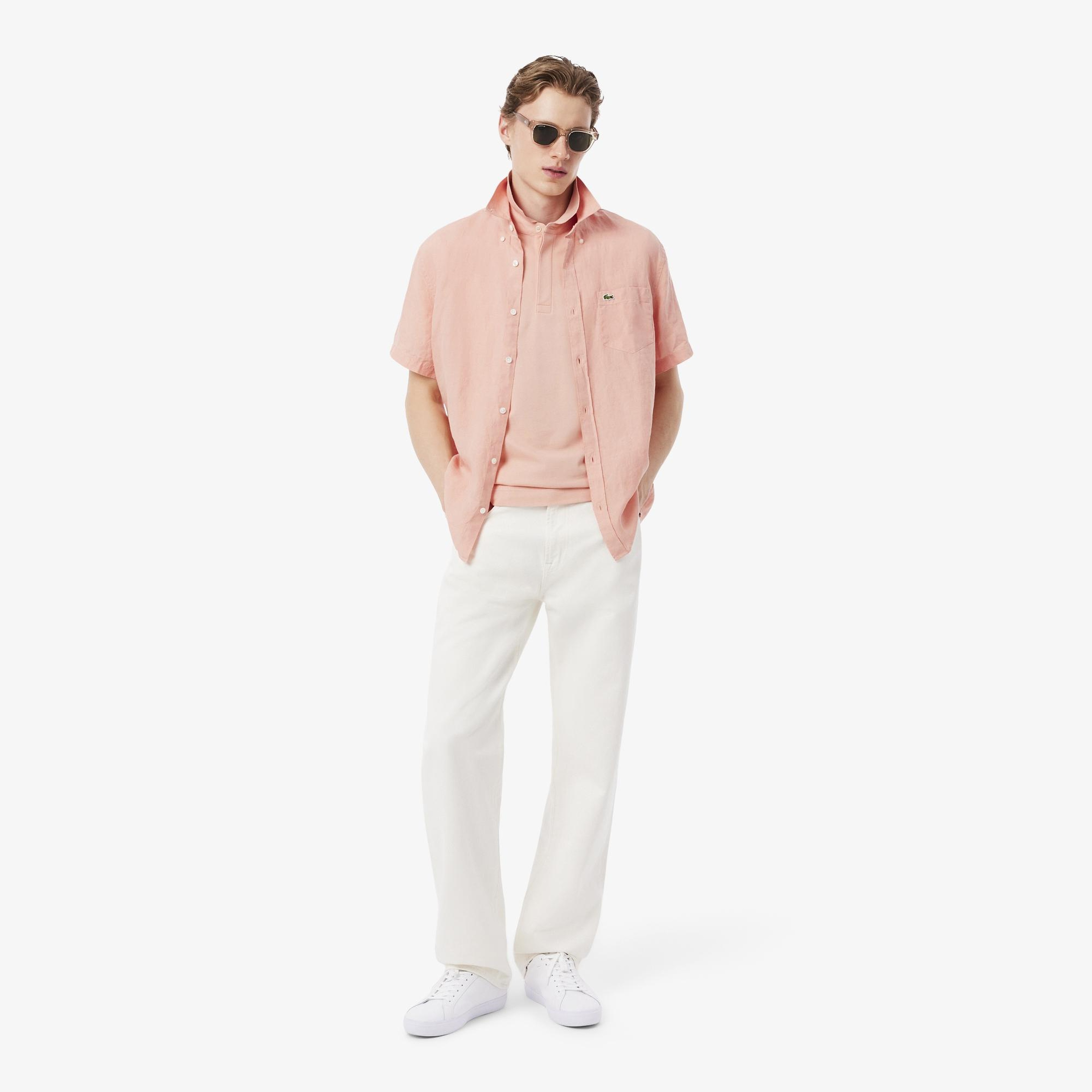 Lacoste Erkek Regular Fit Pembe Paris Polo