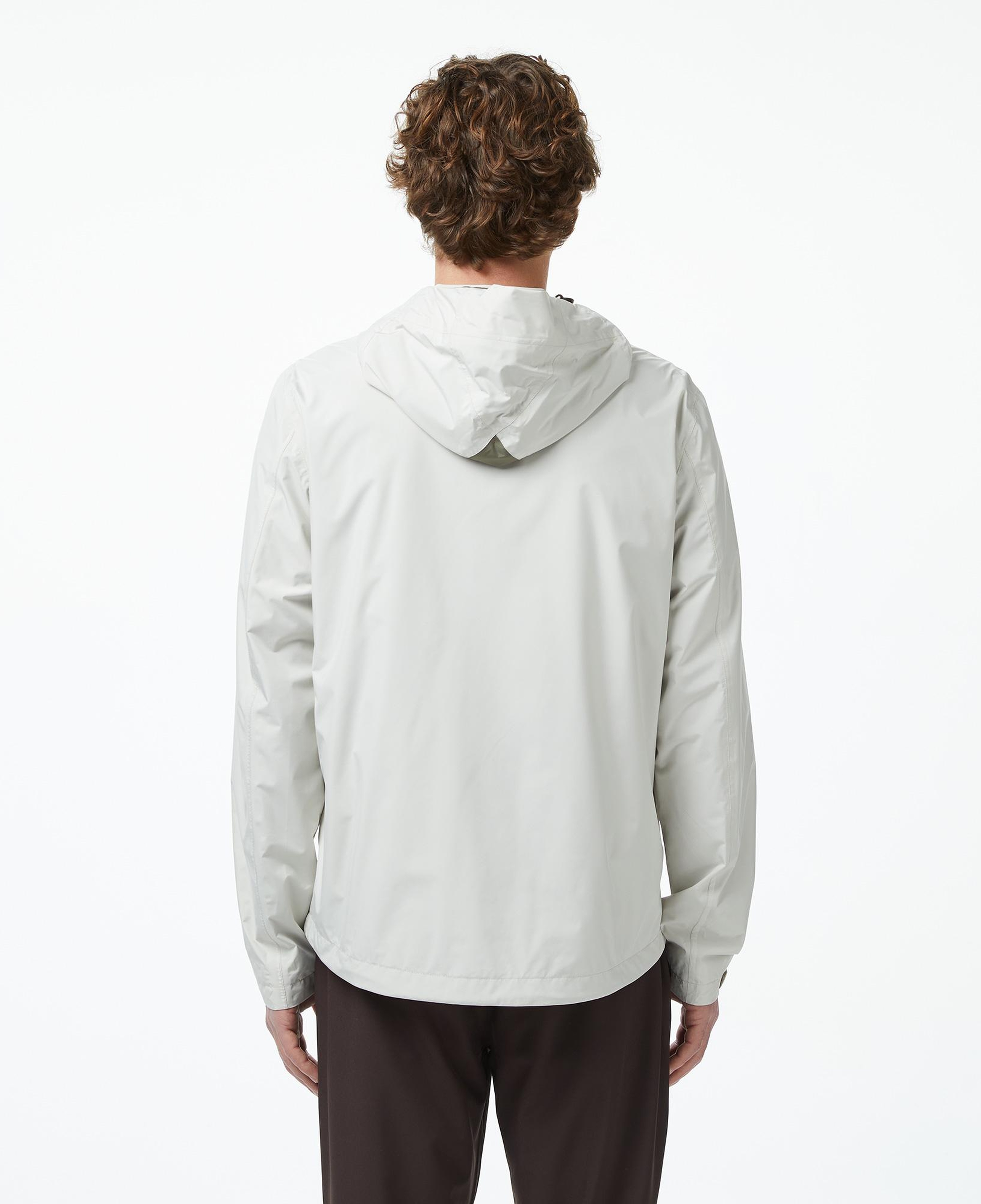 Nautica Erkek Gri Regular Fit Kapüşonlu Su Geçirmez Yağmurluk