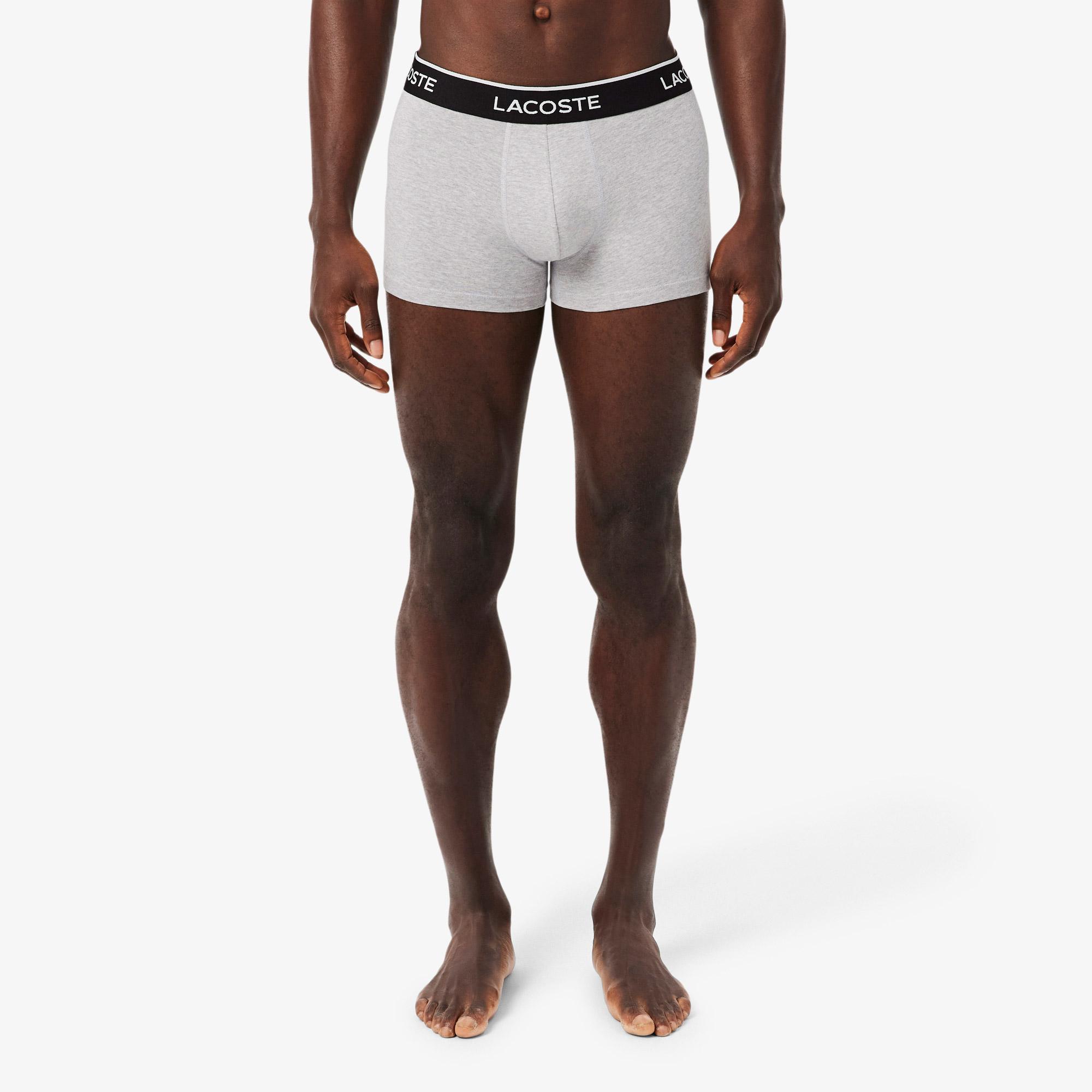 Lacoste Erkek Gri Boxer