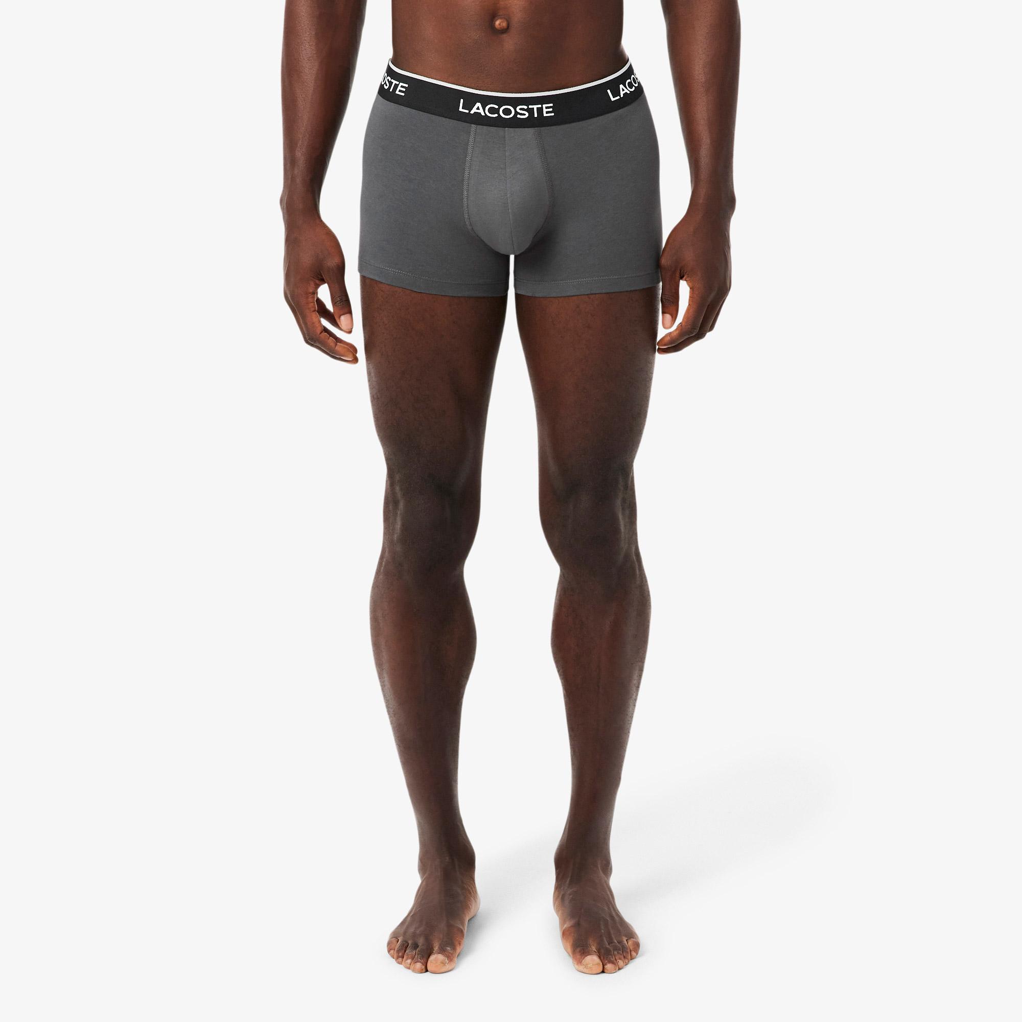 Lacoste Erkek Gri Boxer
