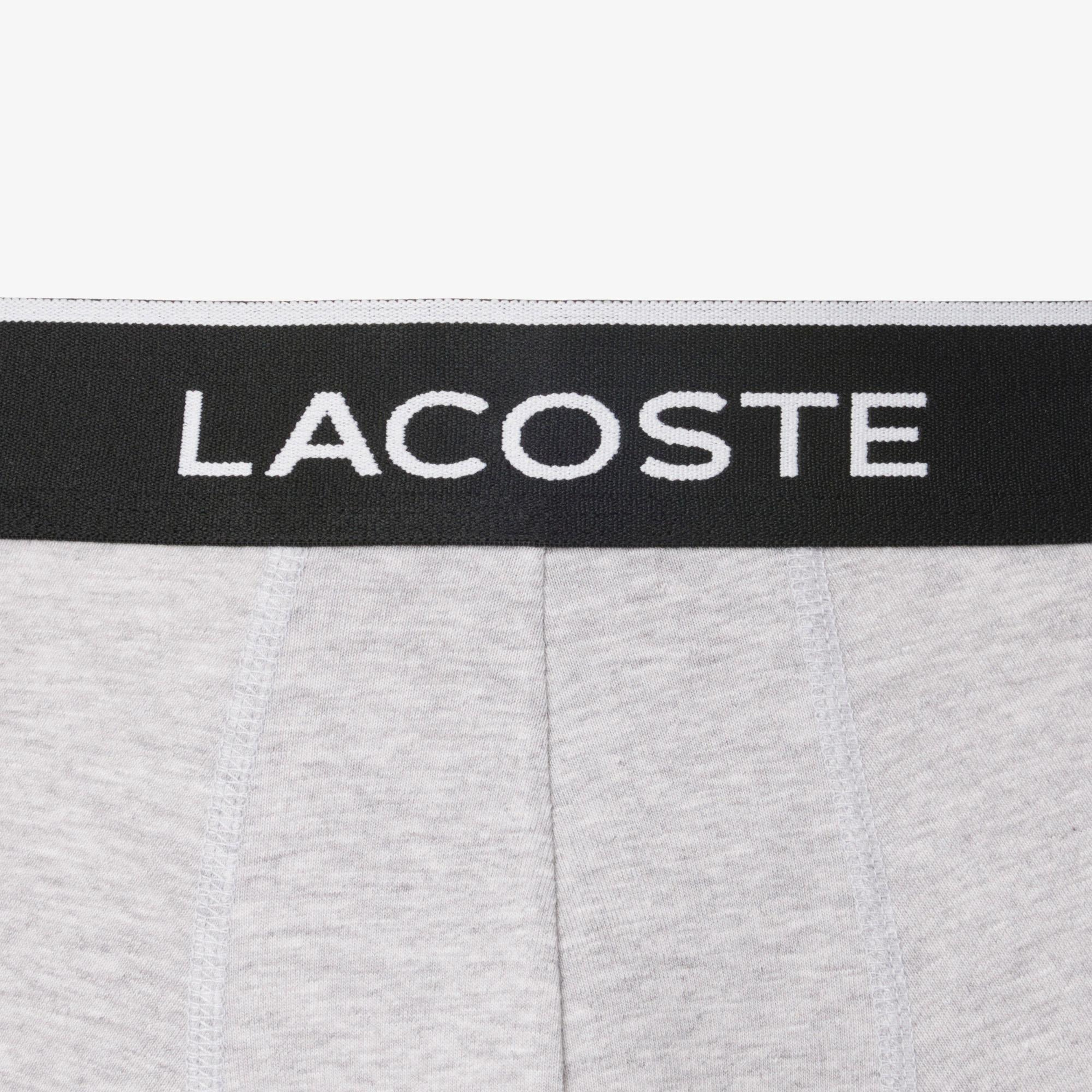 Lacoste Erkek Gri Boxer