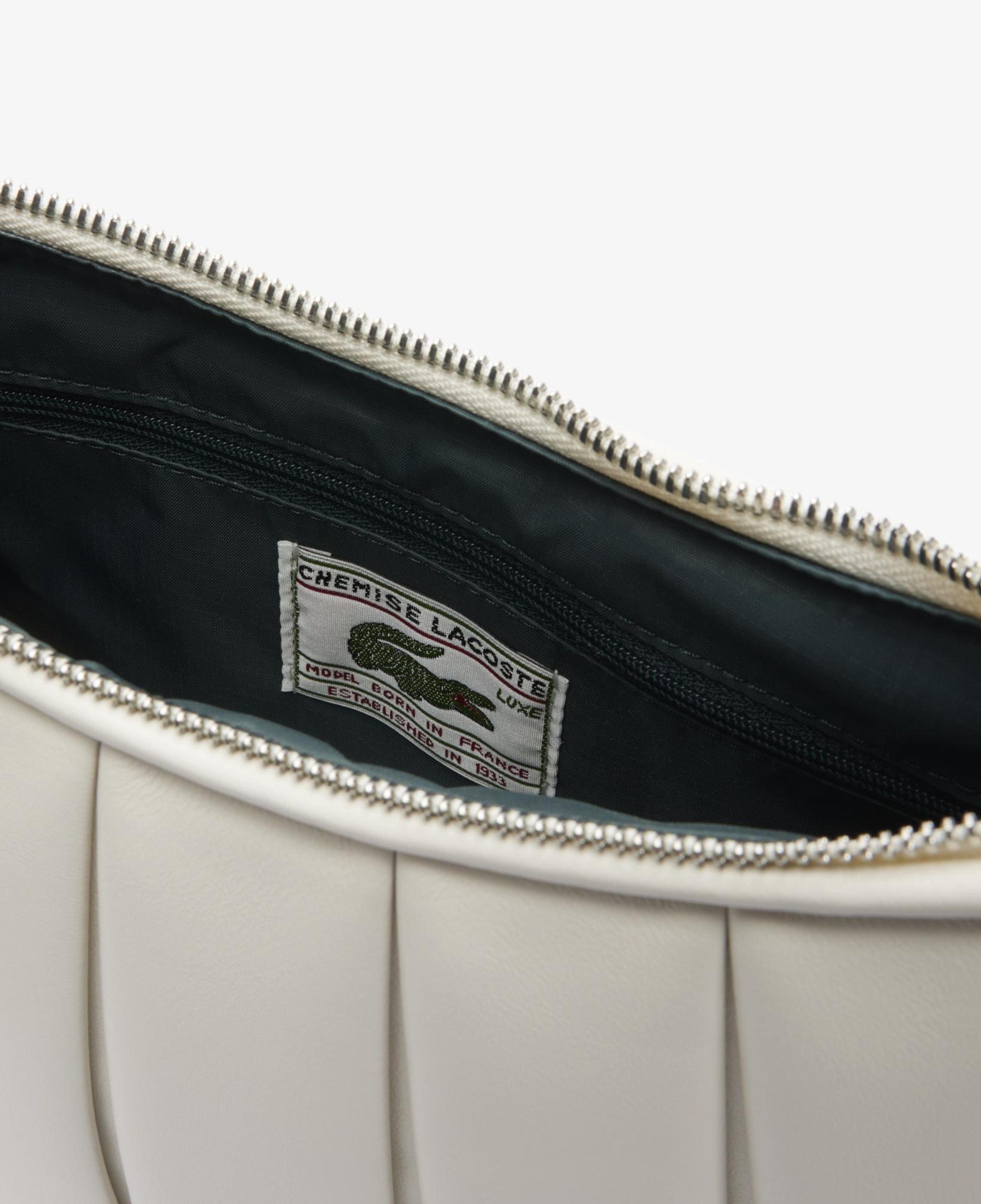 Lacoste Medium Lenglen Kadın Deri Beyaz Omuz Çantası