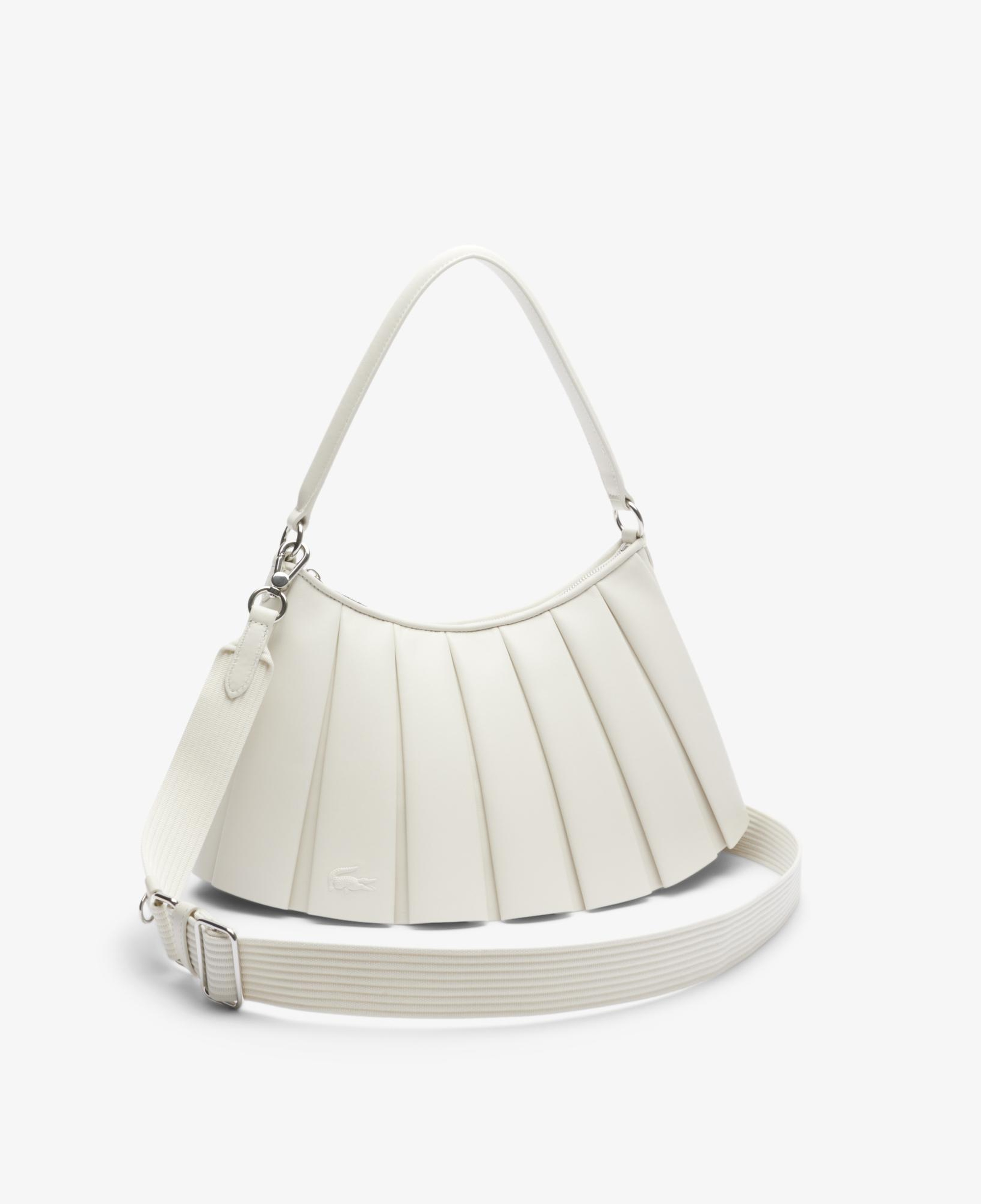 Lacoste Medium Lenglen Kadın Deri Beyaz Omuz Çantası