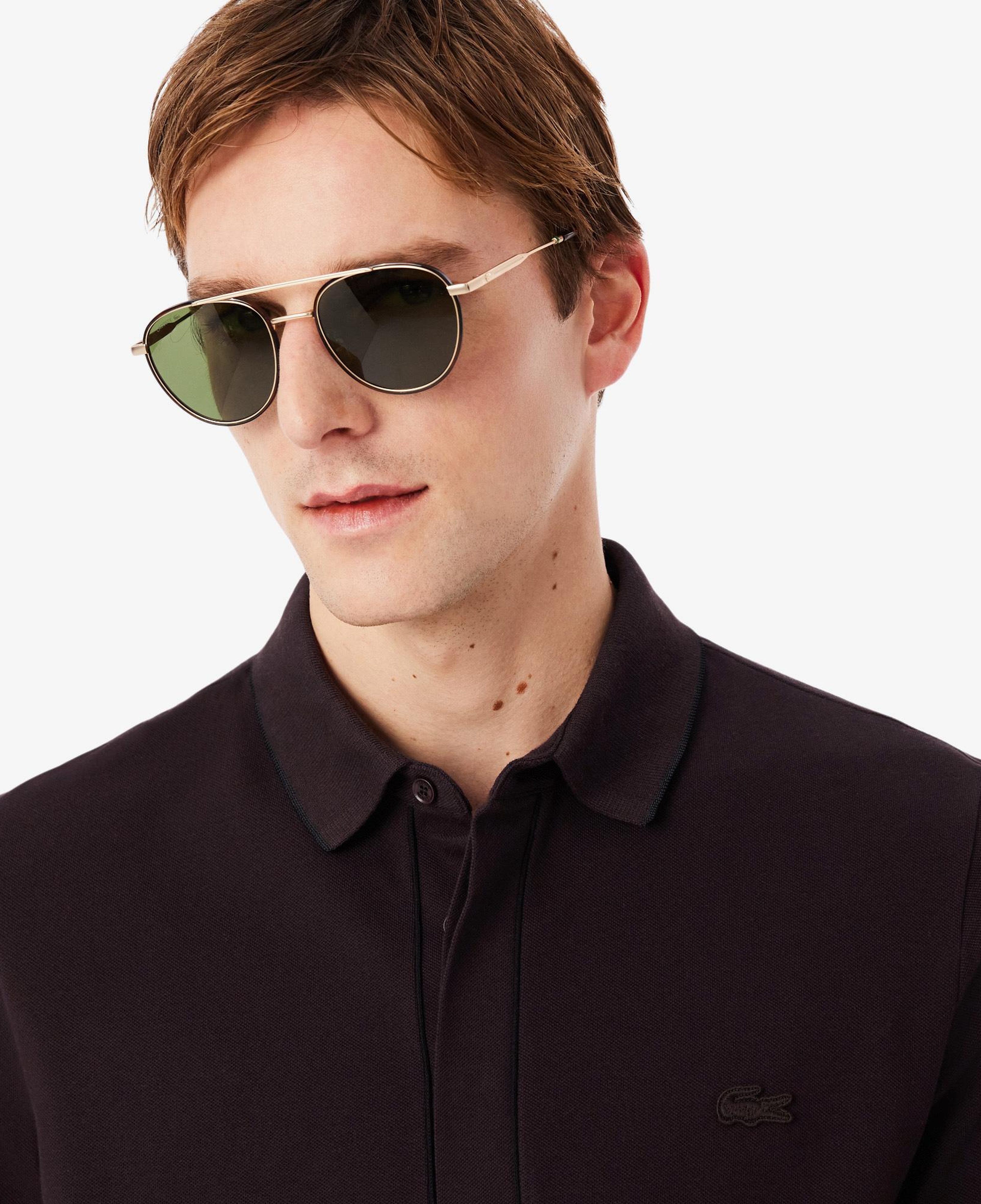 Lacoste Erkek Regular Fit Polo Yaka Kahverengi Paris Polo