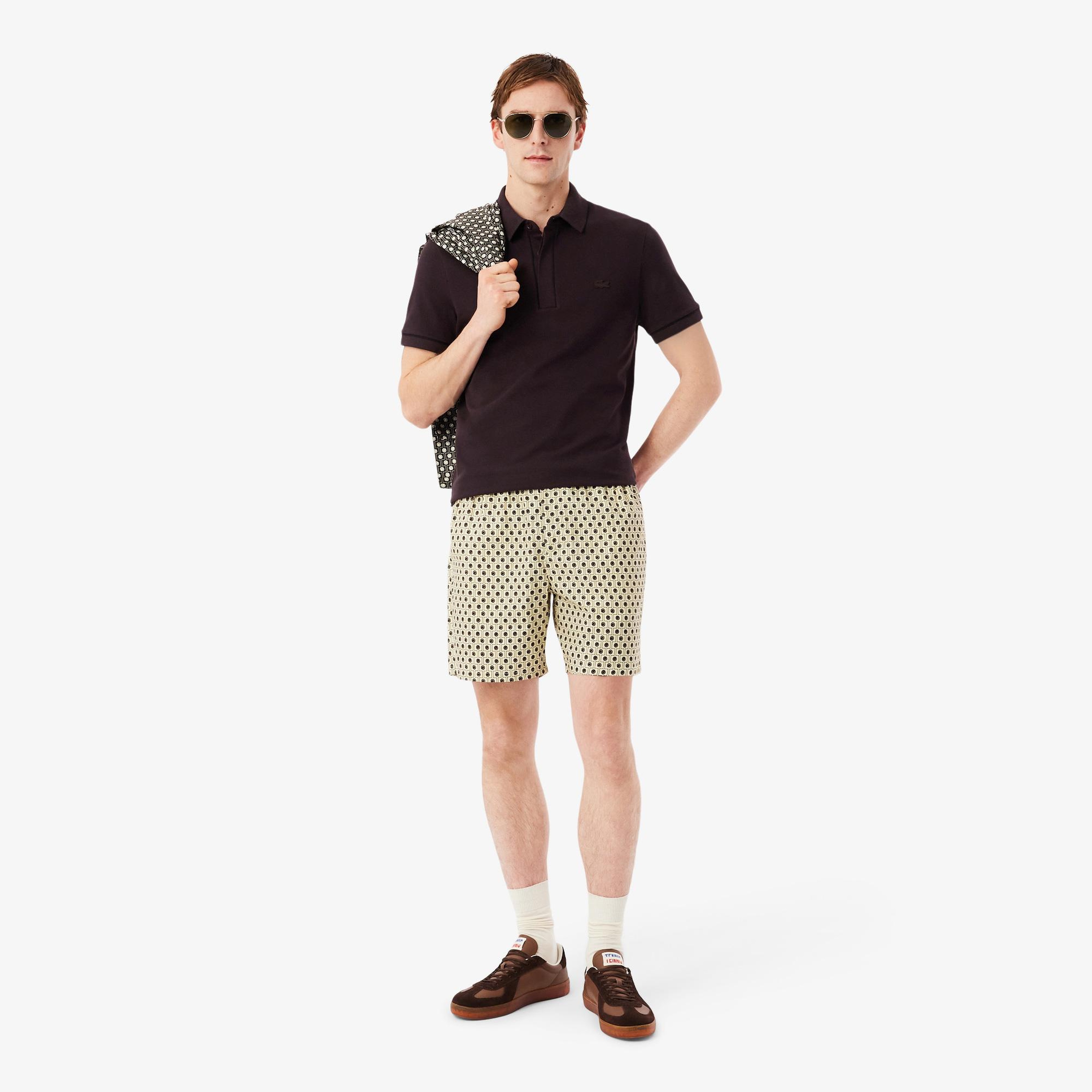 Lacoste Erkek Regular Fit Polo Yaka Kahverengi Paris Polo