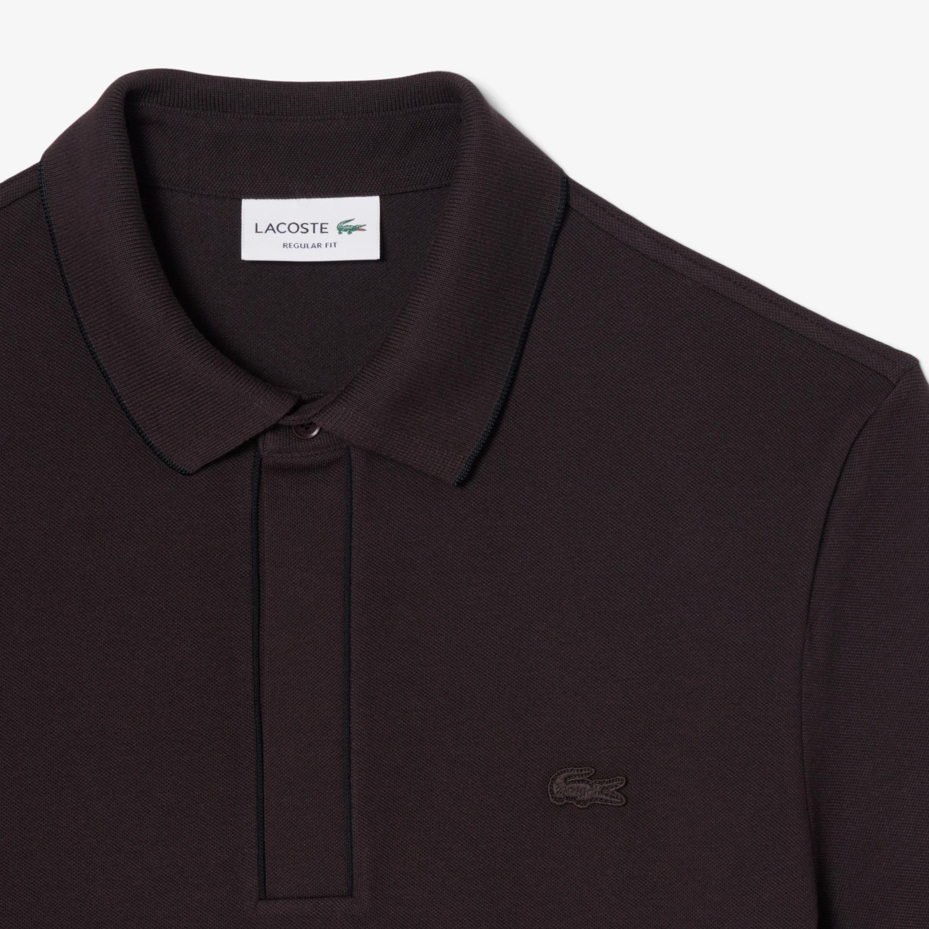 Lacoste Erkek Regular Fit Polo Yaka Kahverengi Paris Polo