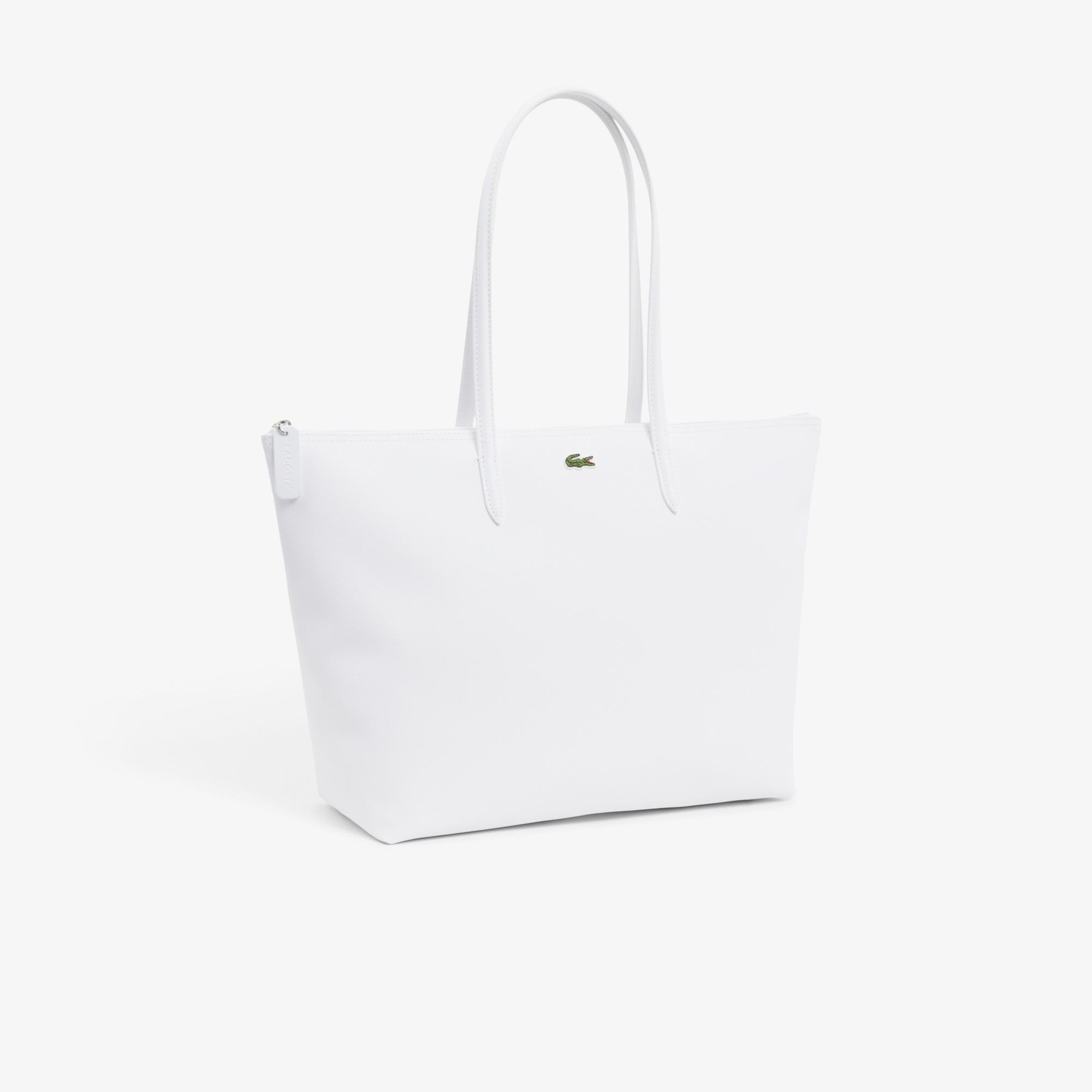 Lacoste Large L.12.12 Kadın Beyaz Omuz Çantası