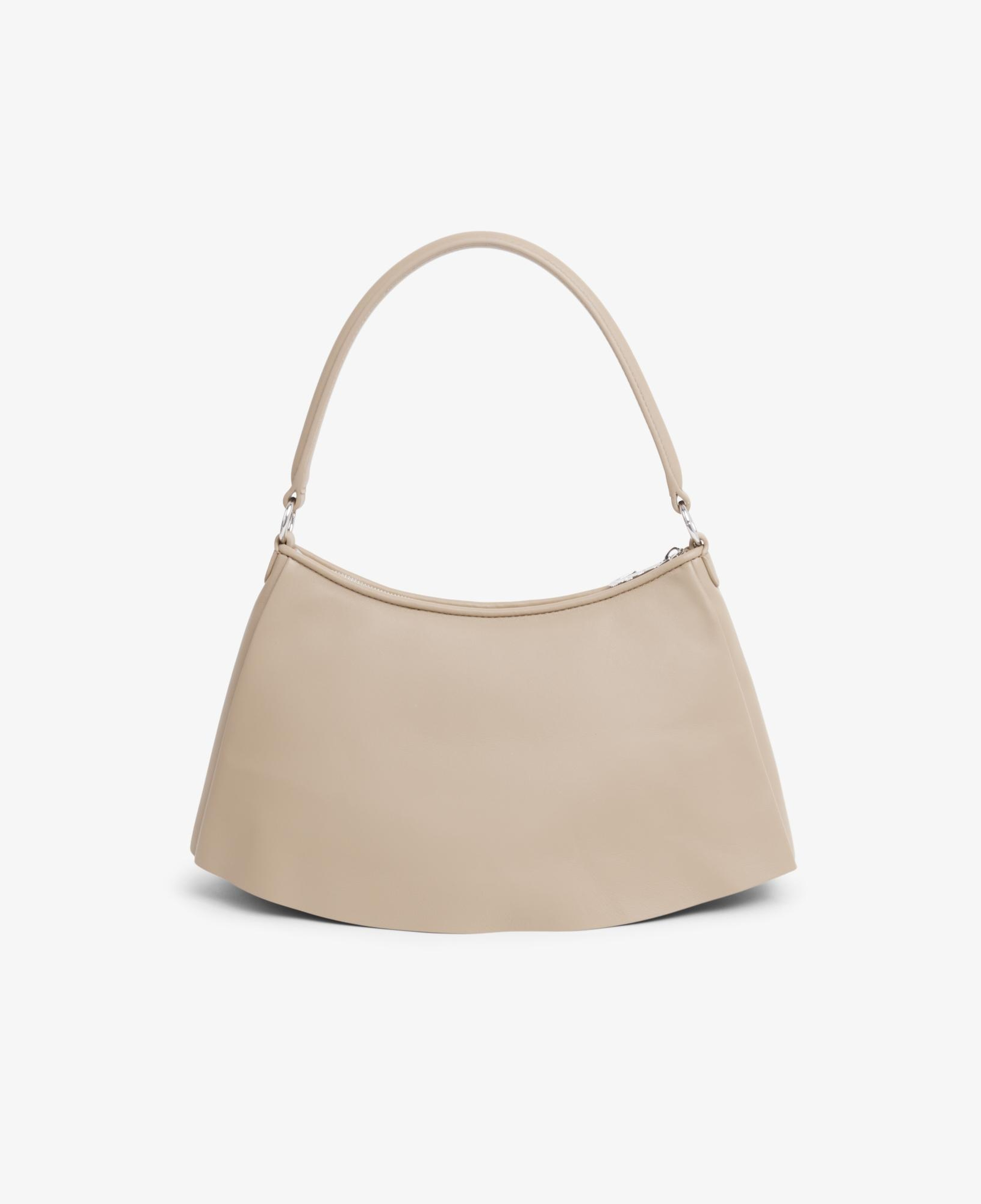 Lacoste Medium Lenglen Kadın Deri Bej Omuz Çantası