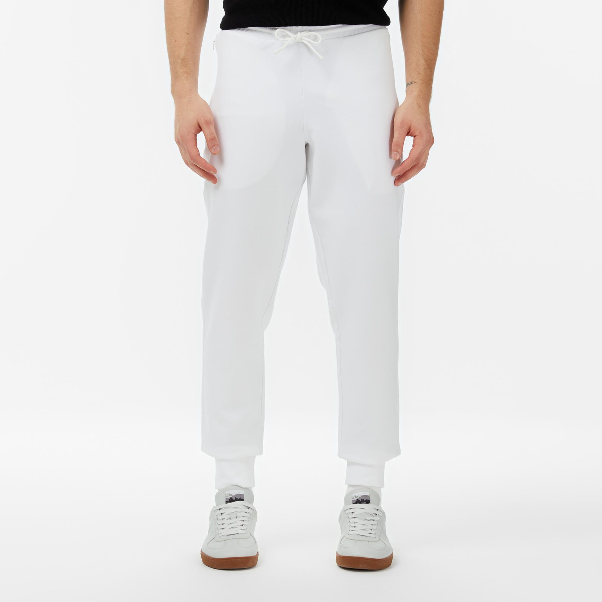 Lacoste Erkek Slim Fit Beyaz Eşofman Altı