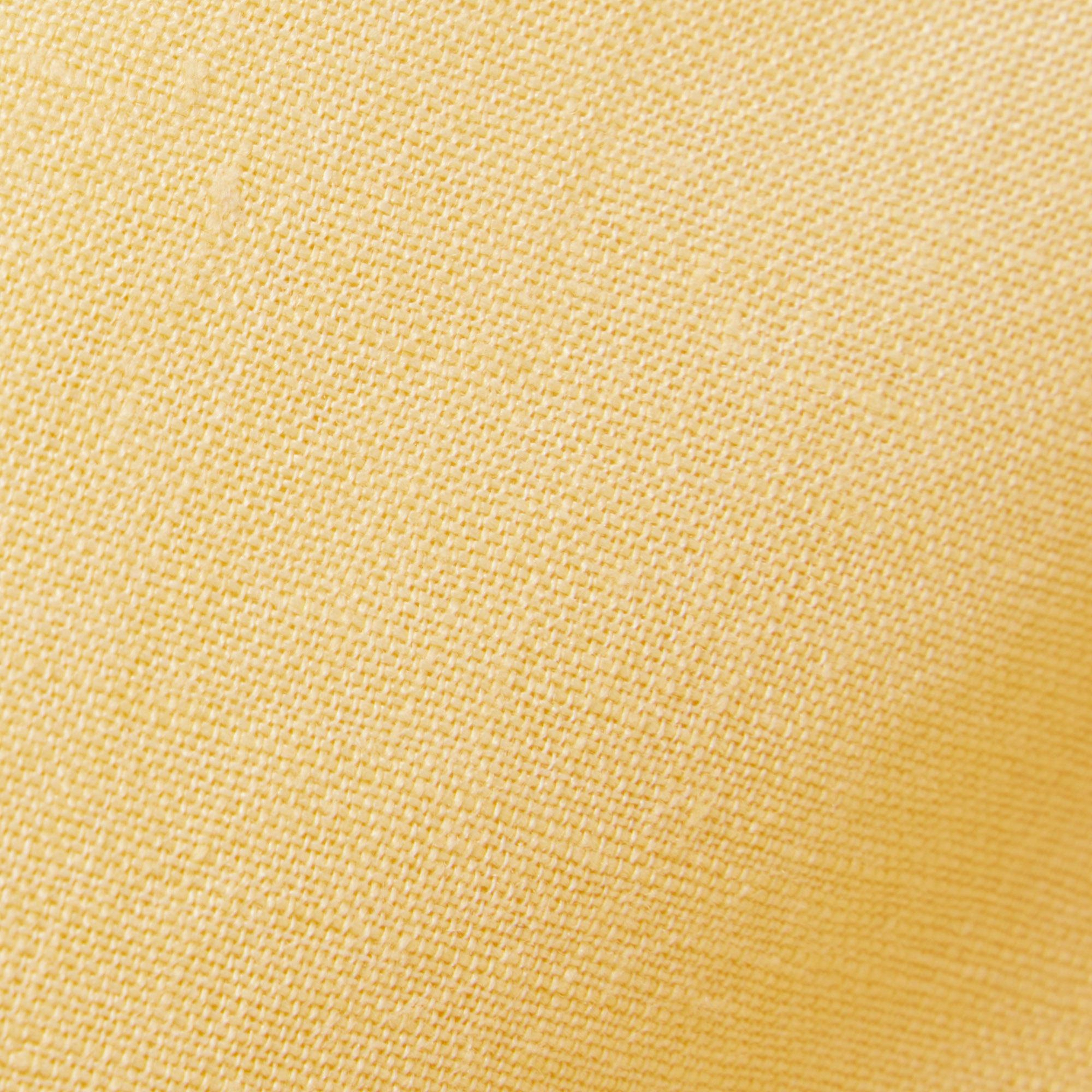 Lacoste Erkek Regular Fit Düğmeli Yaka Keten Sarı Gömlek