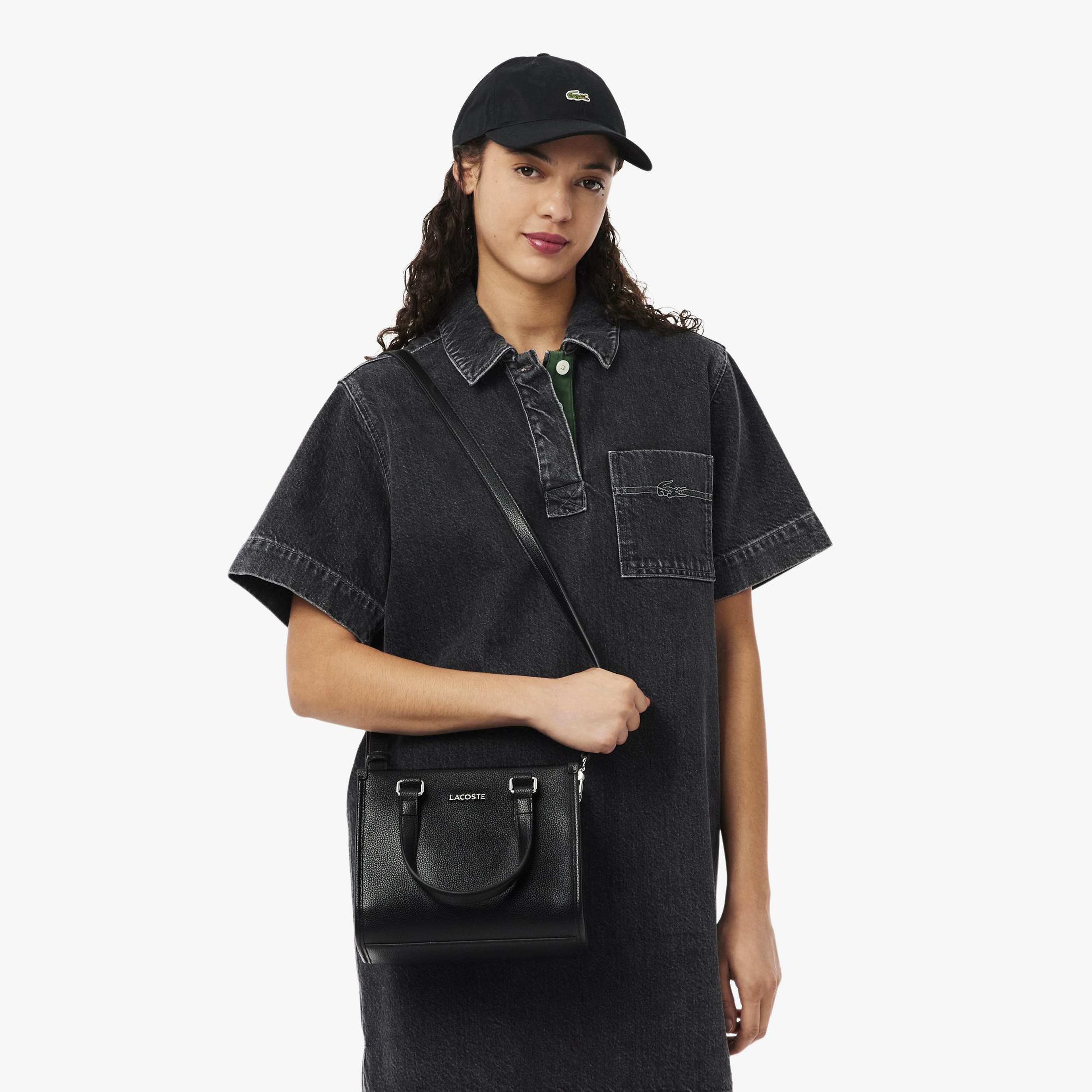 Lacoste Small Elegance Kadın Siyah Omuz Çantası