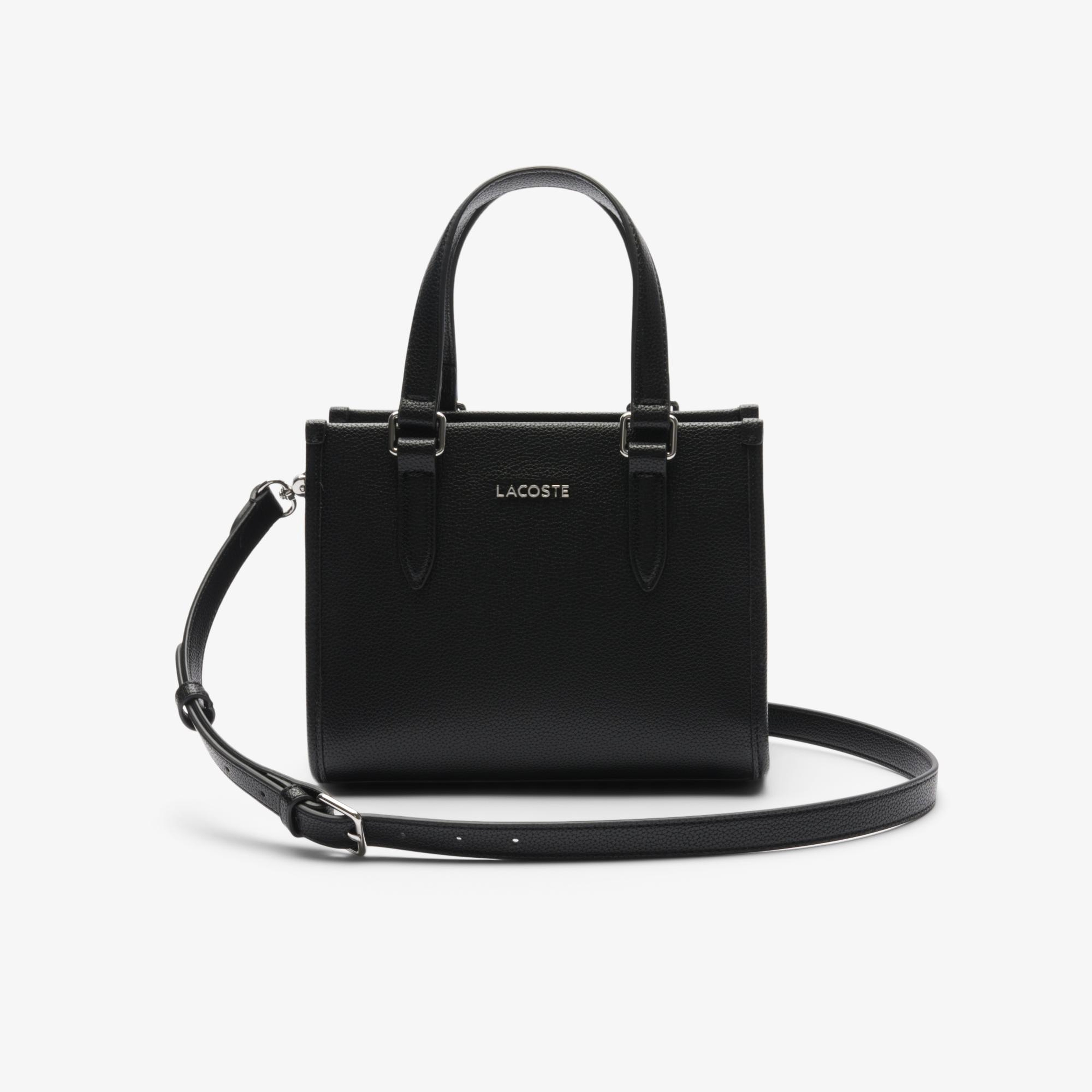 Lacoste Small Elegance Kadın Siyah Omuz Çantası