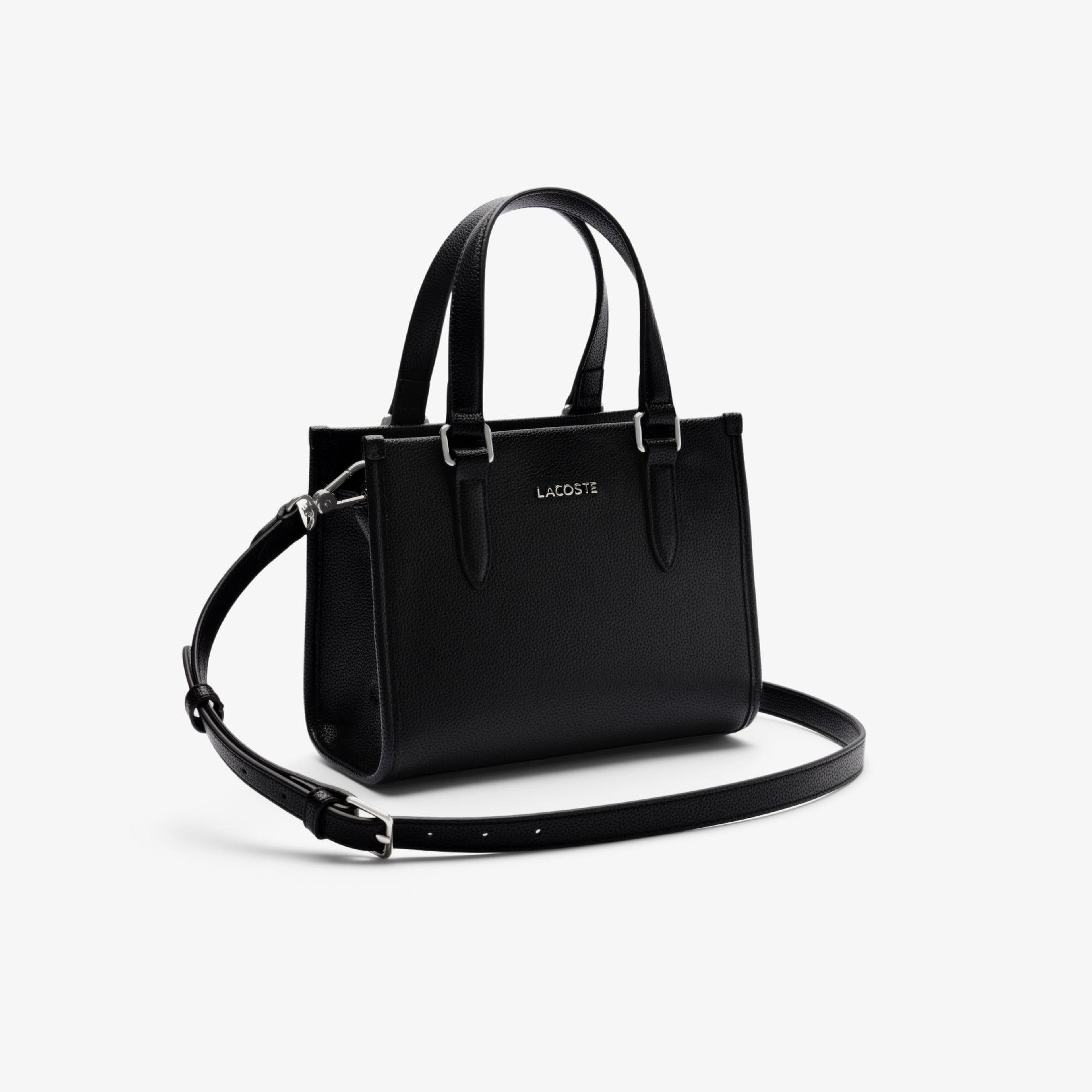 Lacoste Small Elegance Kadın Siyah Omuz Çantası