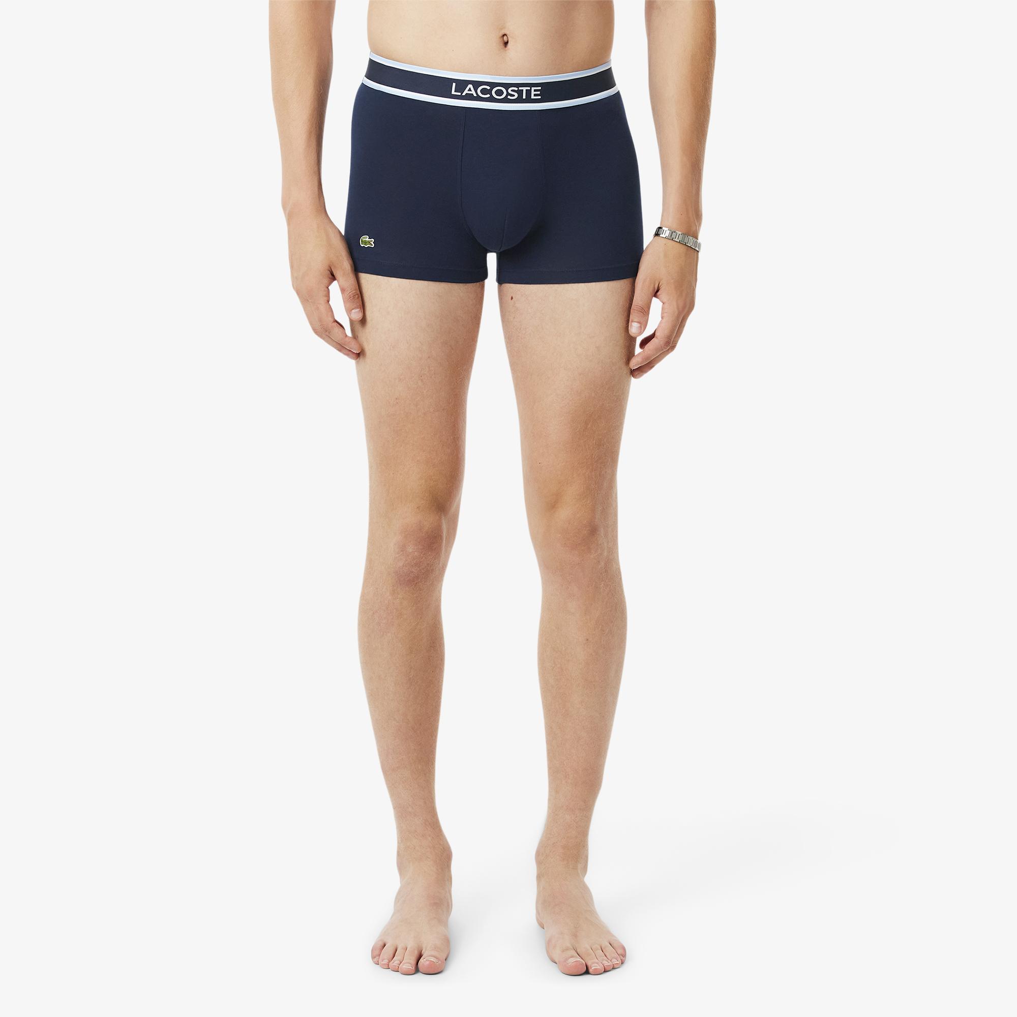 Lacoste Erkek Monogram Lacivert Boxer