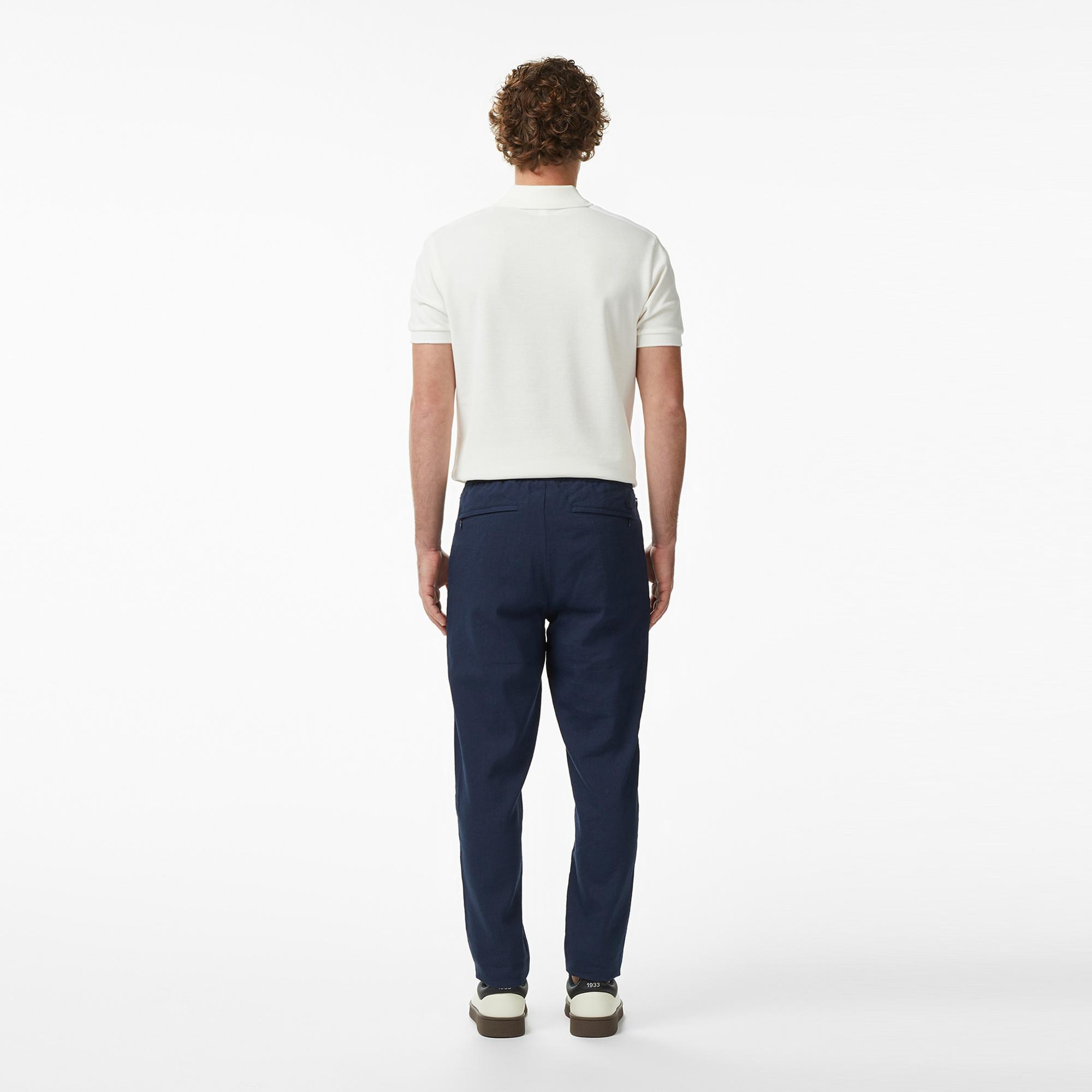 Lacoste Erkek Tapered Fit Lacivert Pantolon
