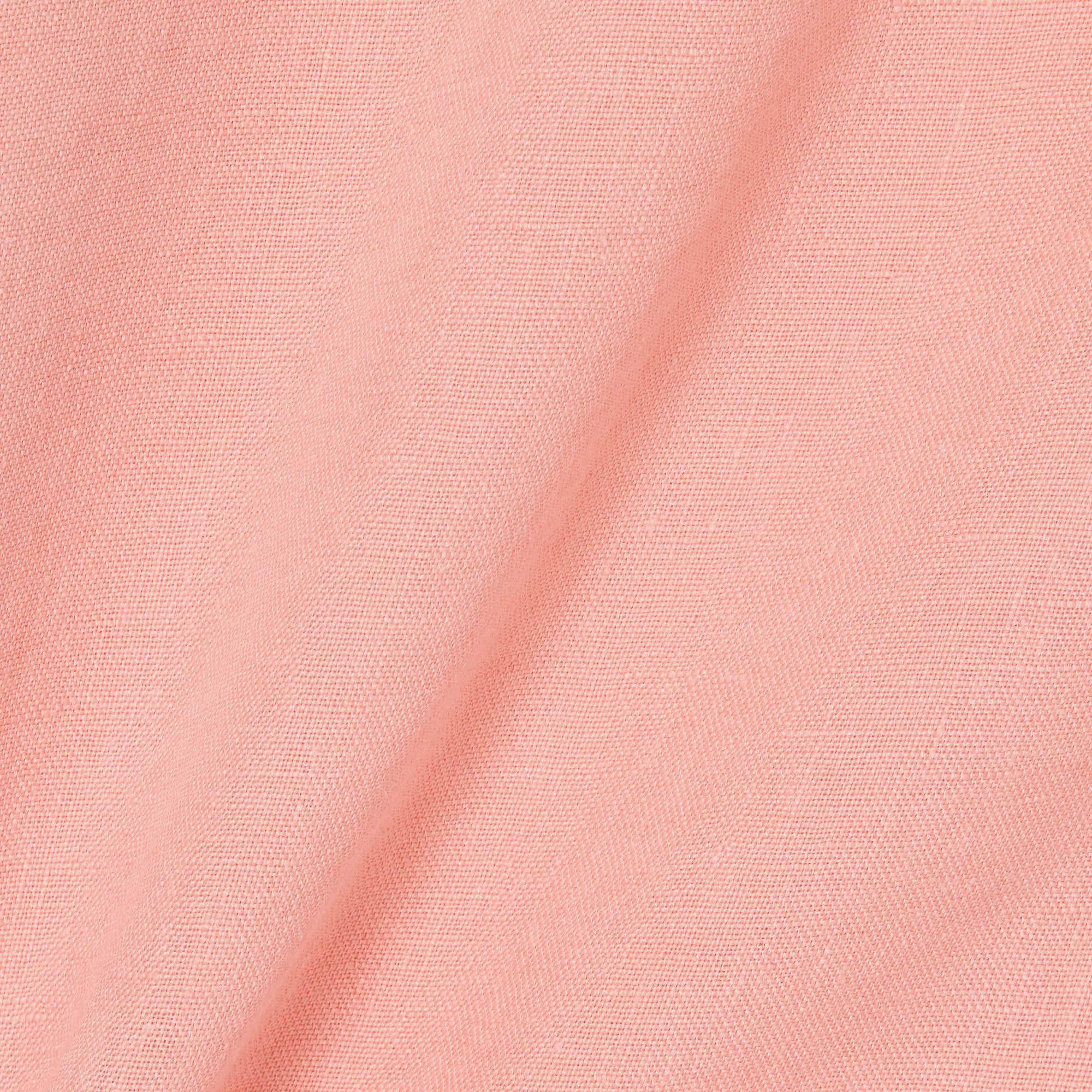 Lacoste Erkek Regular Fit Kısa Kollu Düğmeli Yaka Keten Pembe Gömlek