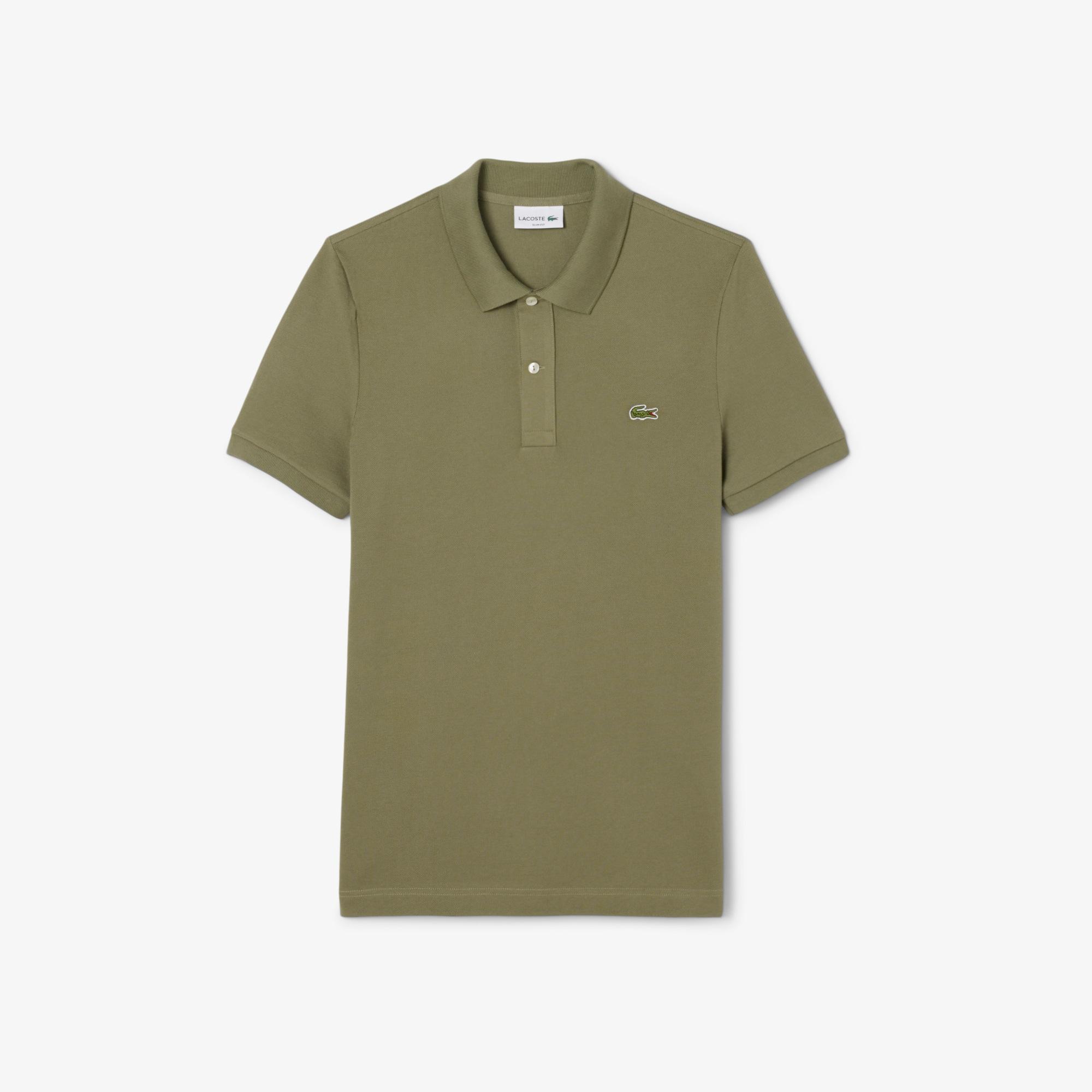 Lacoste L.12.12 Erkek Slim Fit Haki Polo