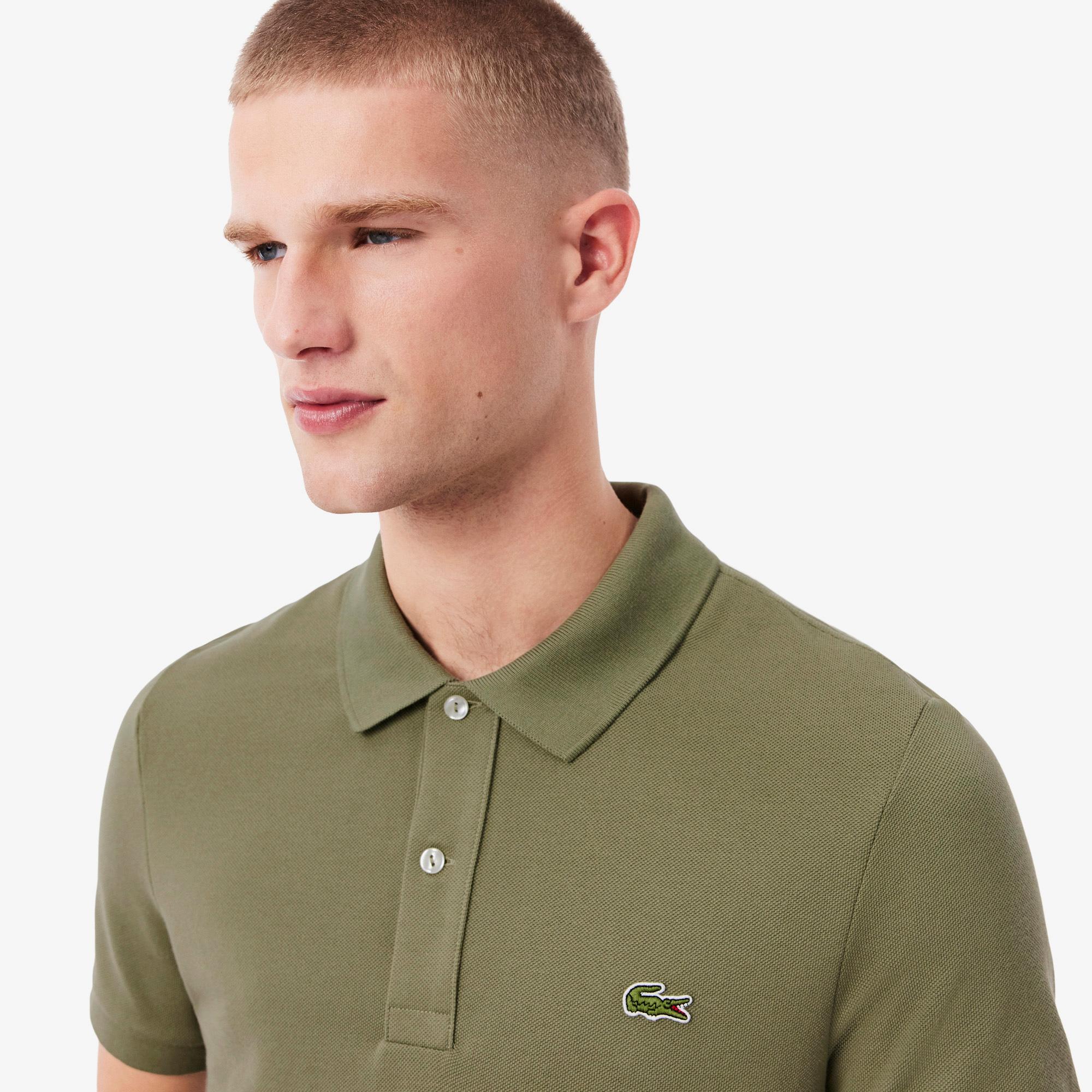 Lacoste L.12.12 Erkek Slim Fit Haki Polo