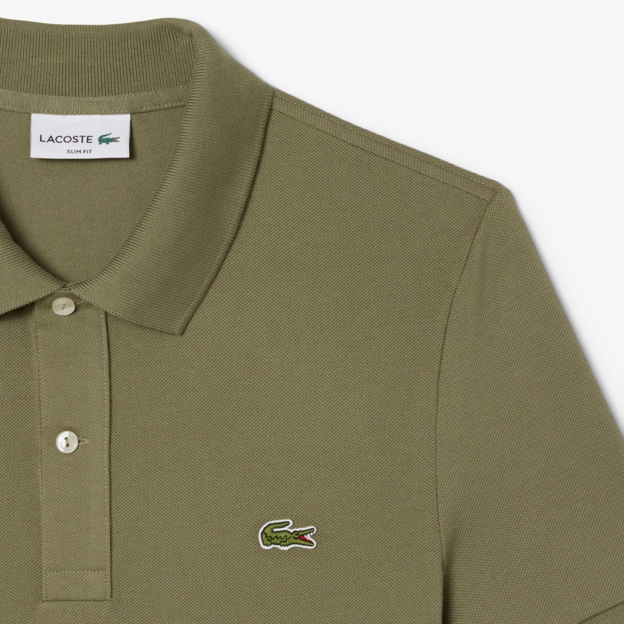 Lacoste L.12.12 Erkek Slim Fit Haki Polo