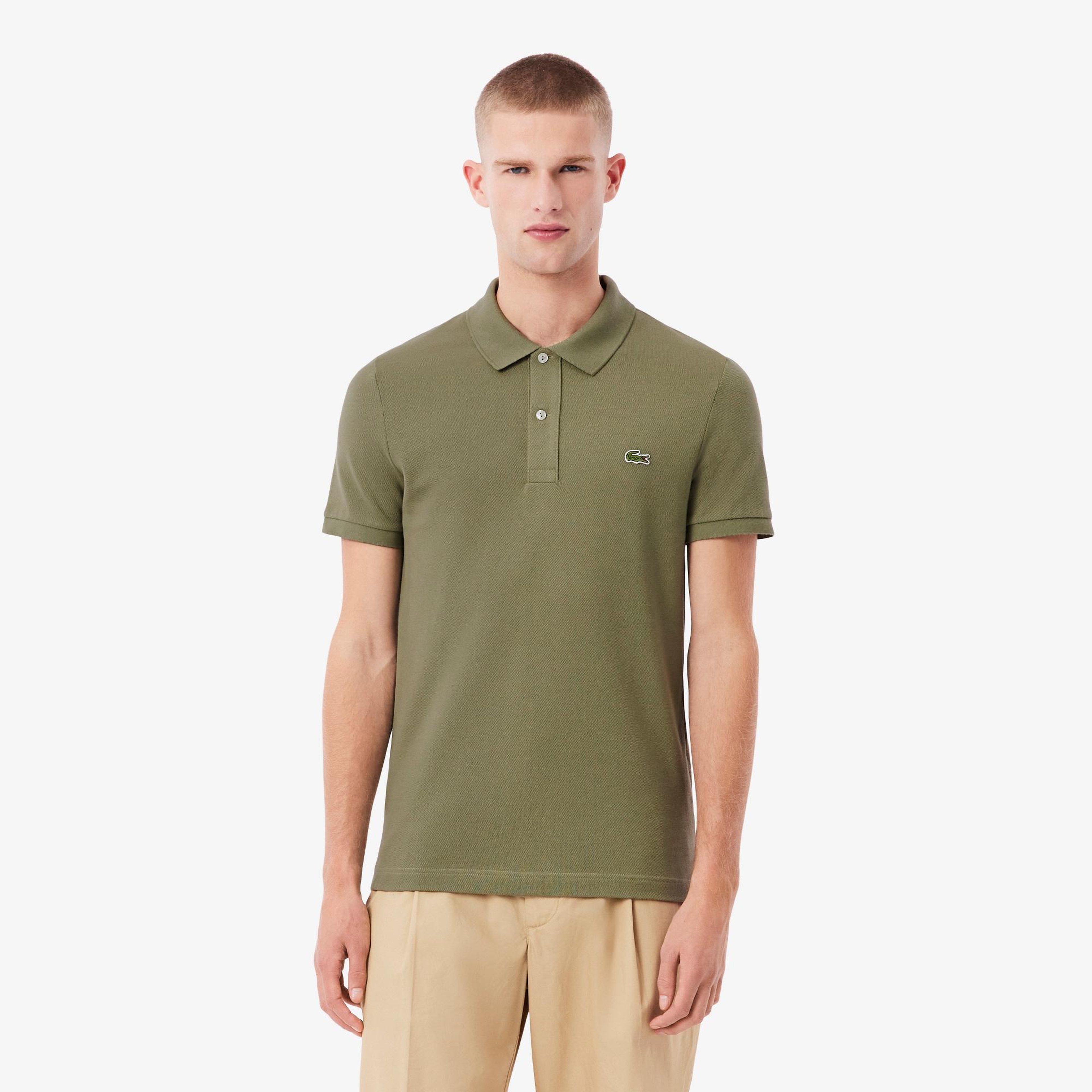 Lacoste L.12.12 Erkek Slim Fit Haki Polo