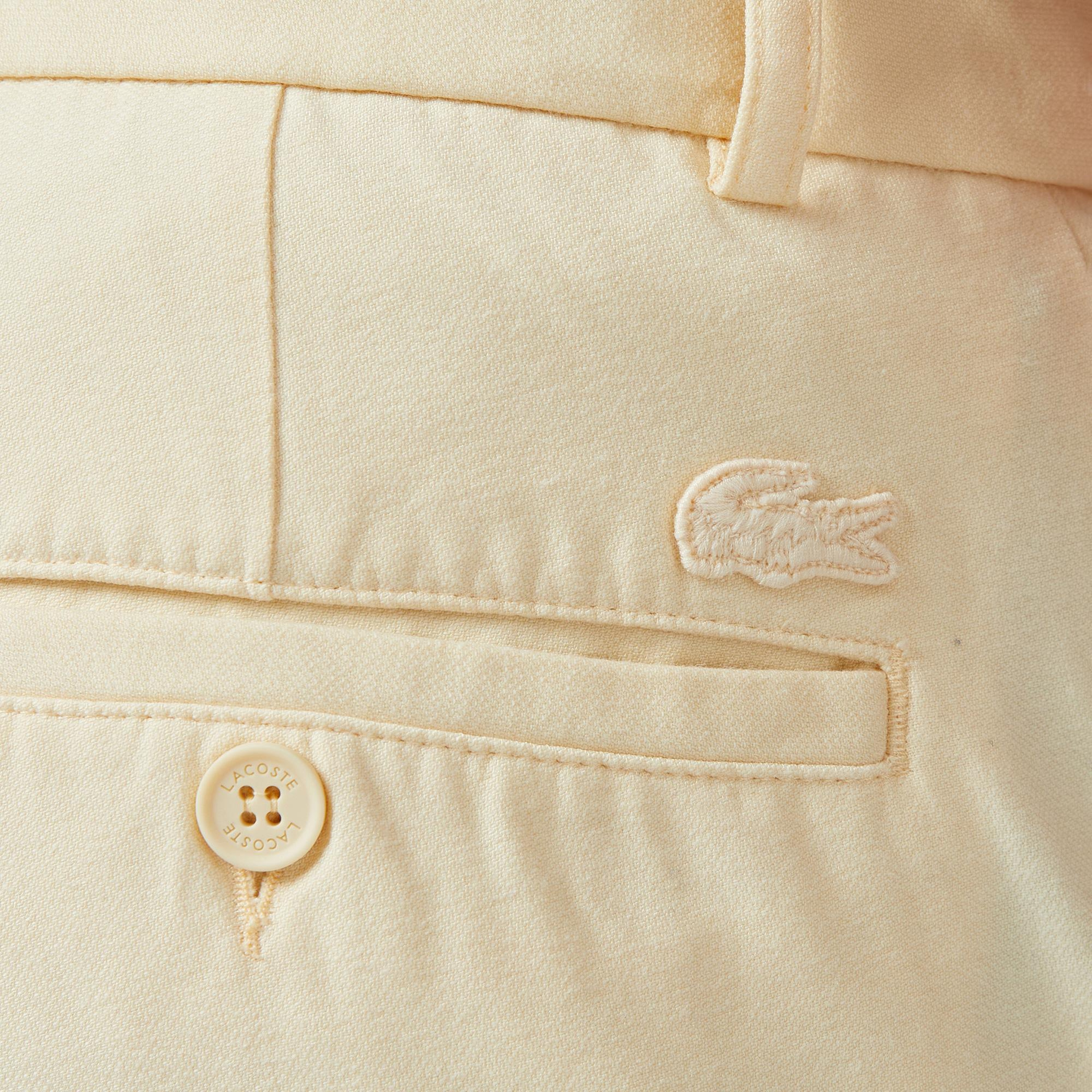Lacoste Erkek Slim Fit Bej Chino Pantolon