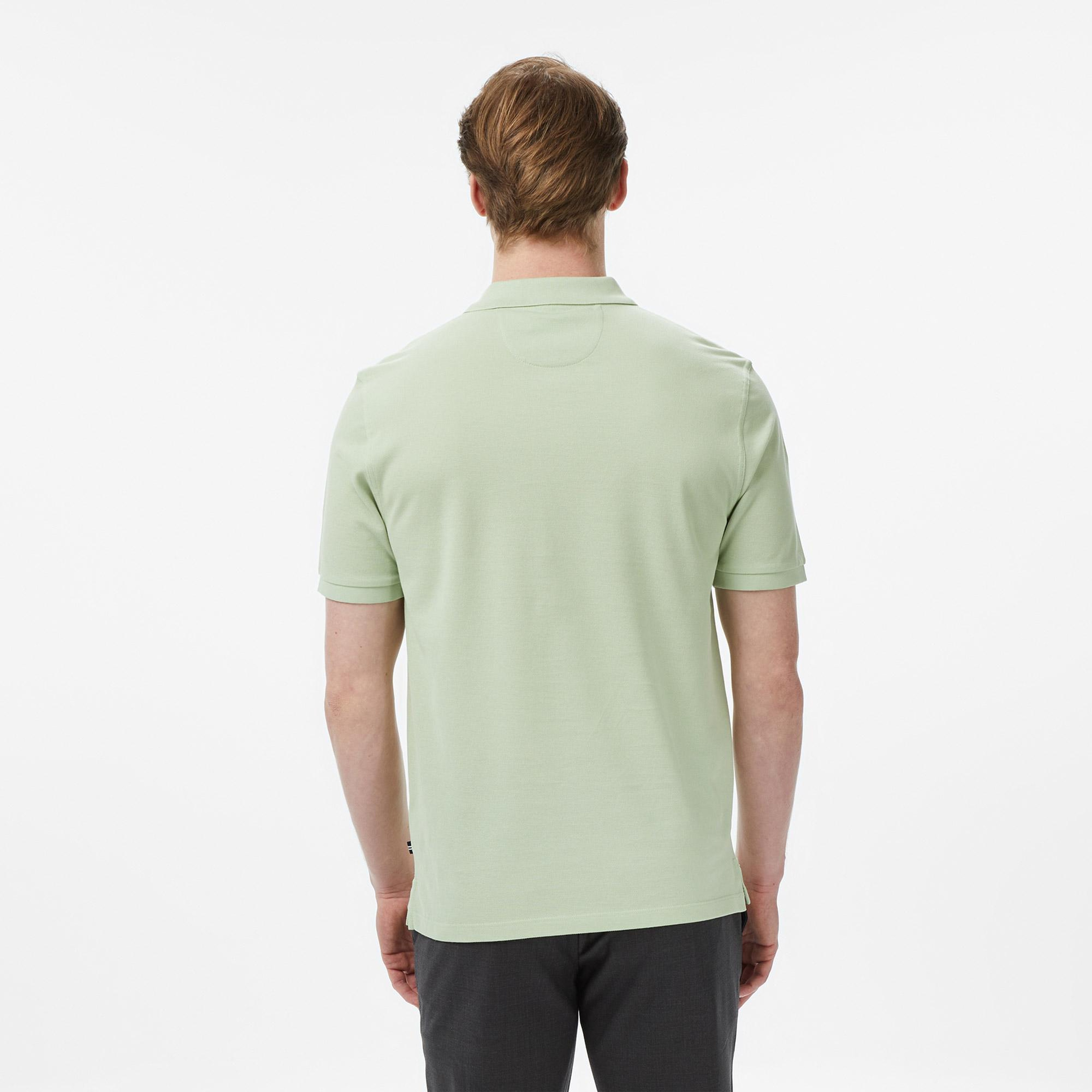 Nautica Erkek Yeşil Regular Fit Polo Yaka T-Shirt