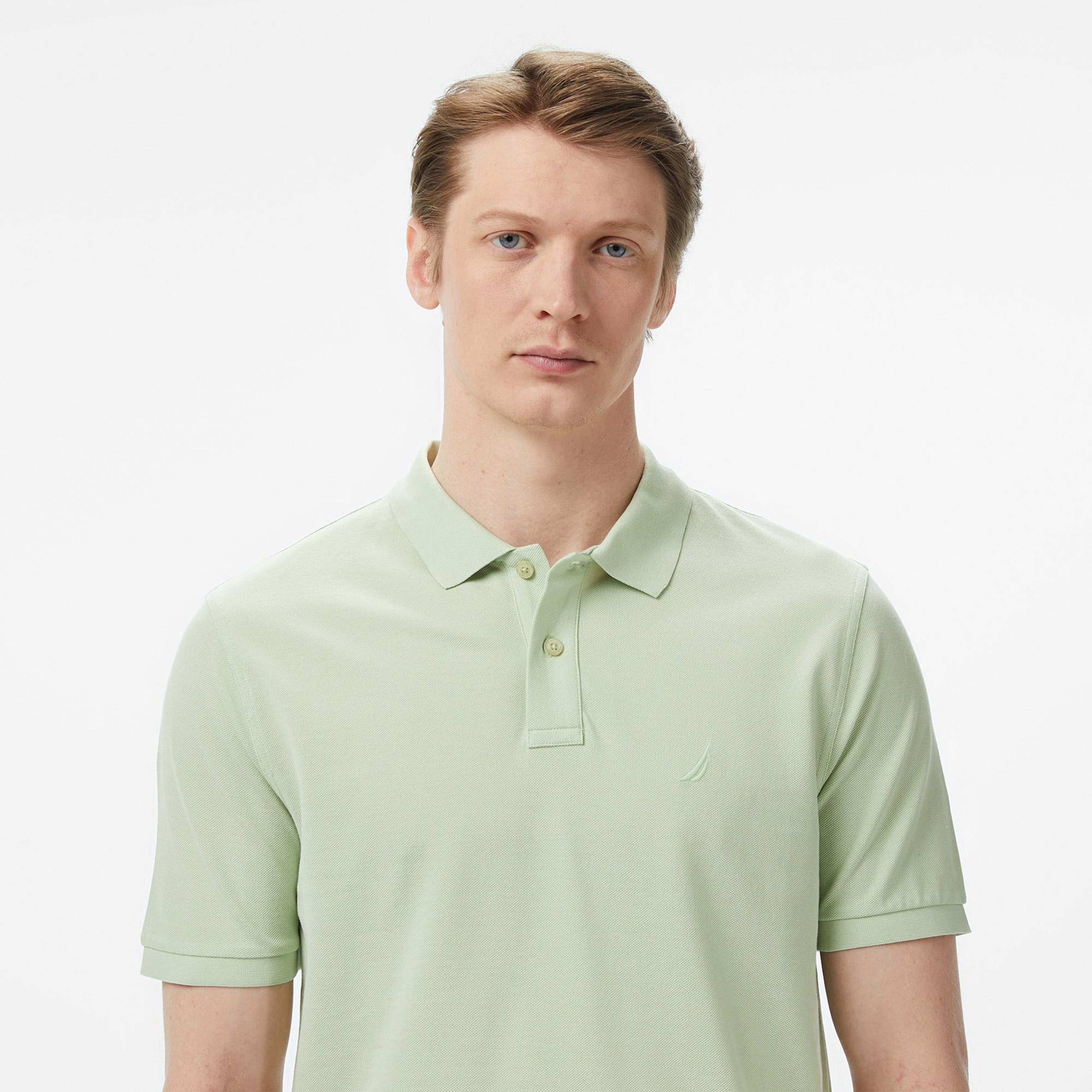 Nautica Erkek Yeşil Regular Fit Polo Yaka T-Shirt
