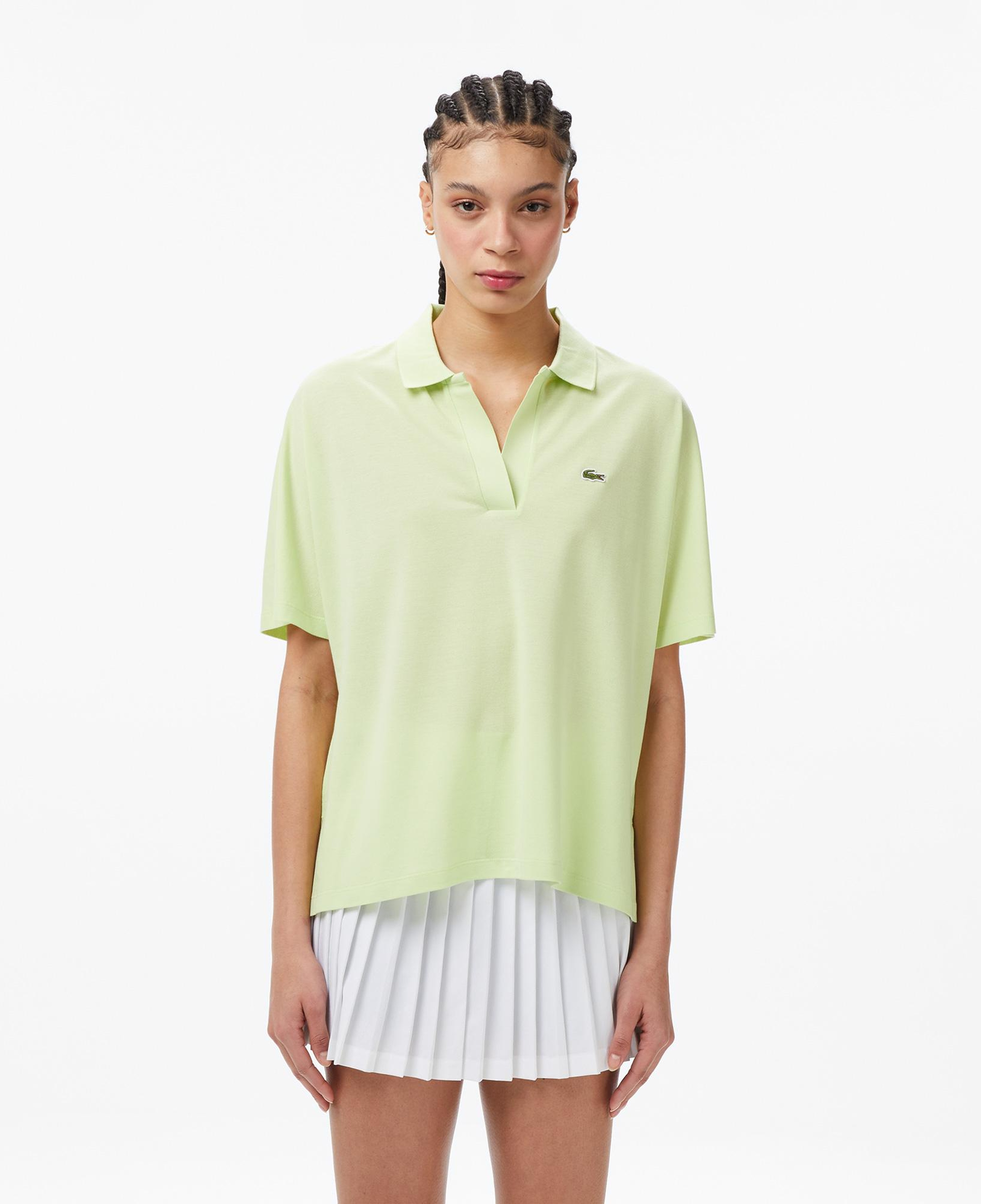 Lacoste Kadın Relaxed Fit Açık Yeşil Polo
