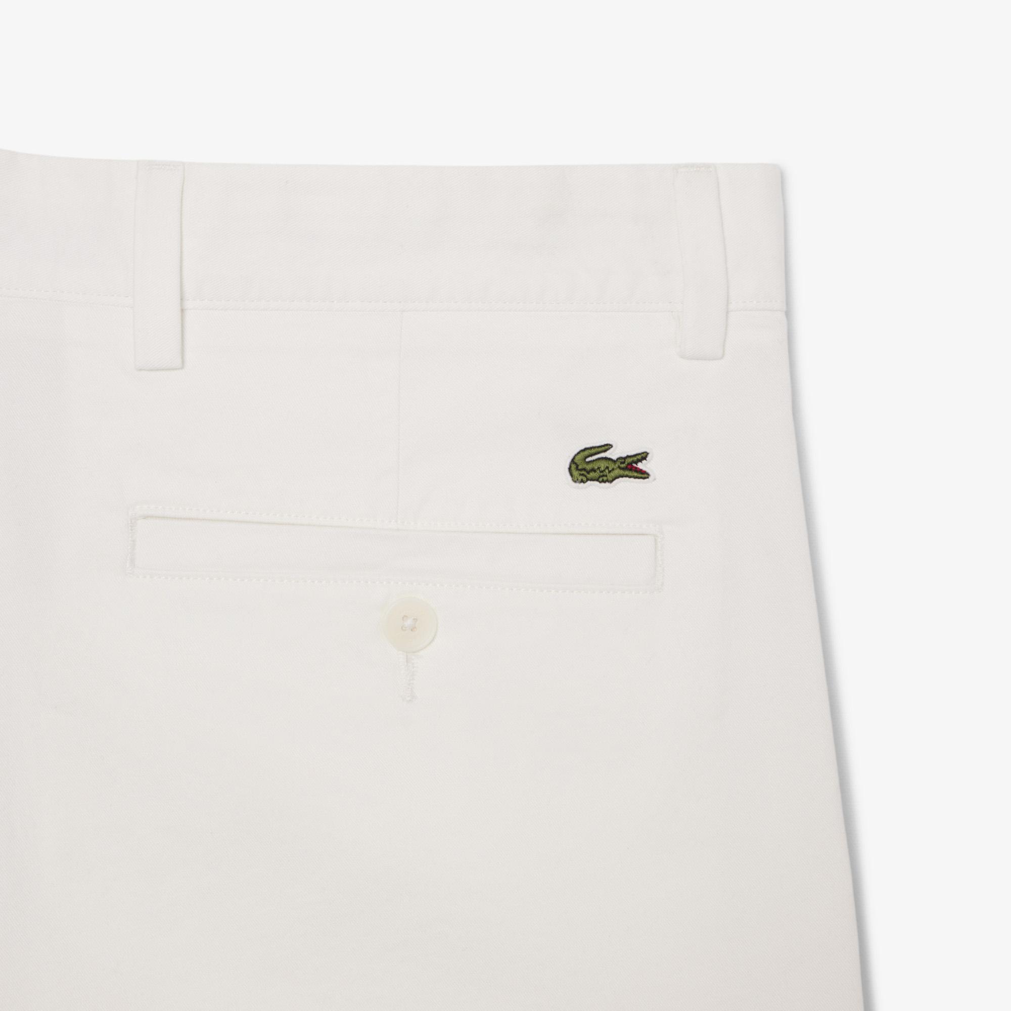Lacoste Erkek Slim Fit Beyaz Bermuda Şort