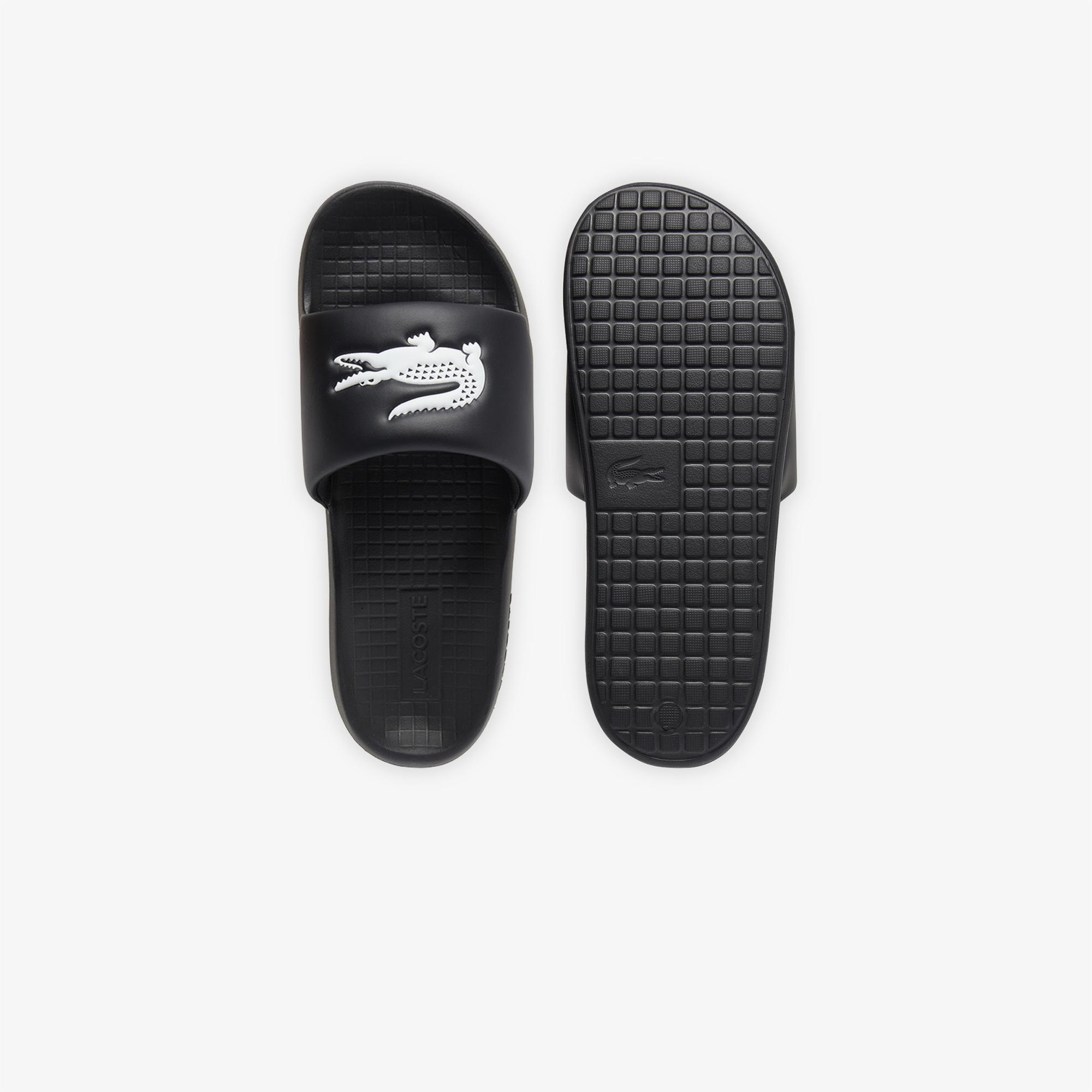 Lacoste Siyah Lacoste Serve Slide Erkek Terlik