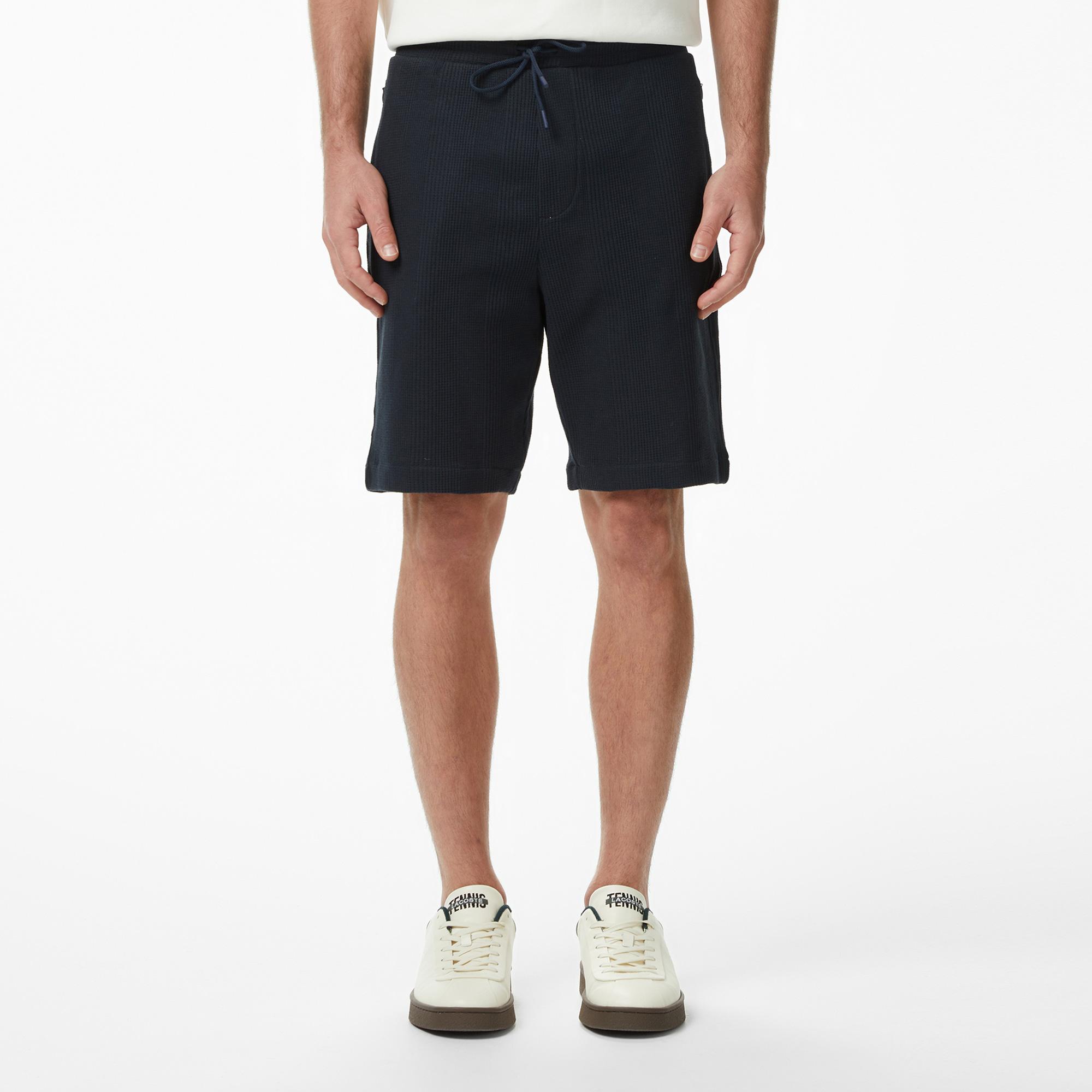 Lacoste Erkek Relaxed Fit Koyu Gri Bermuda Şort