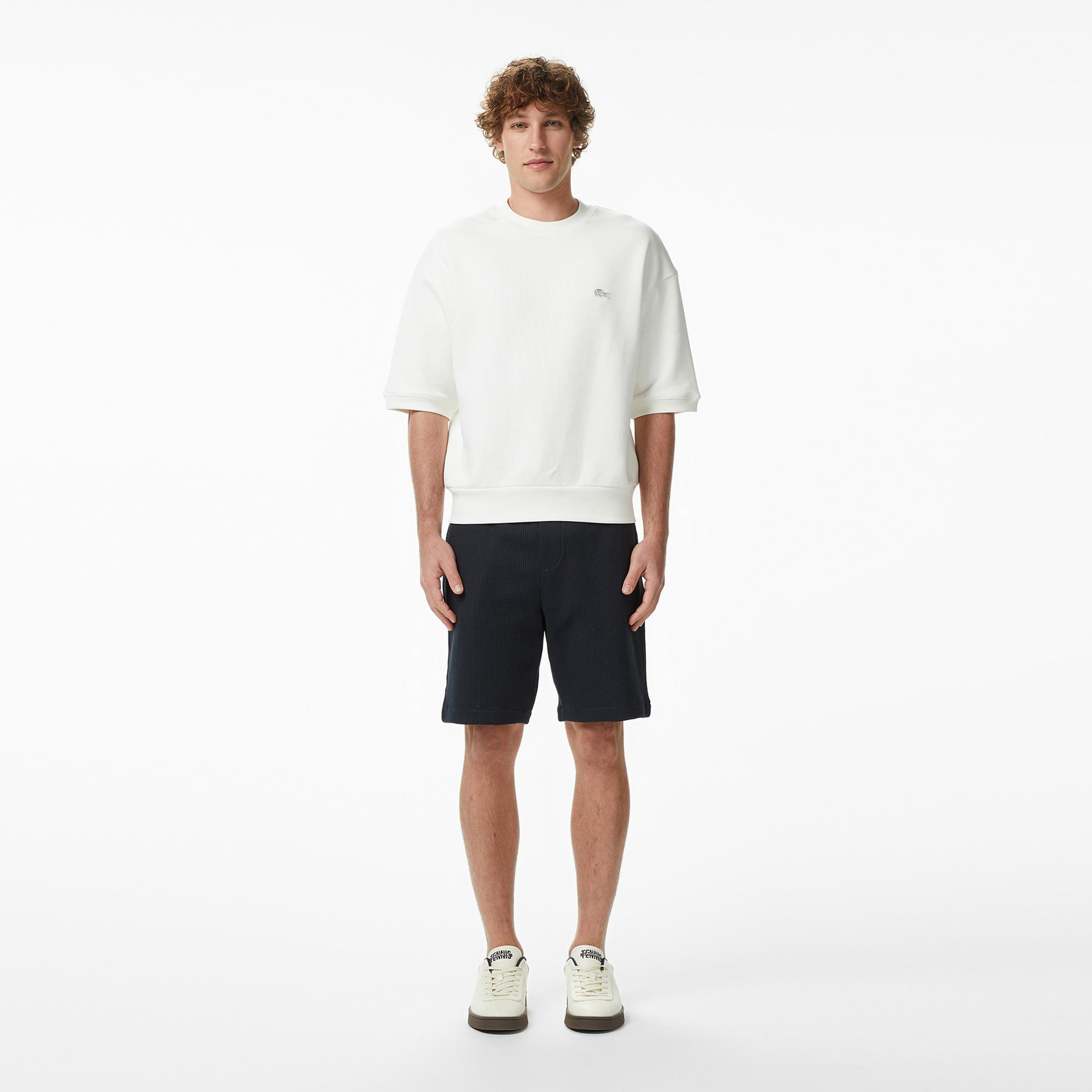 Lacoste Erkek Relaxed Fit Koyu Gri Bermuda Şort