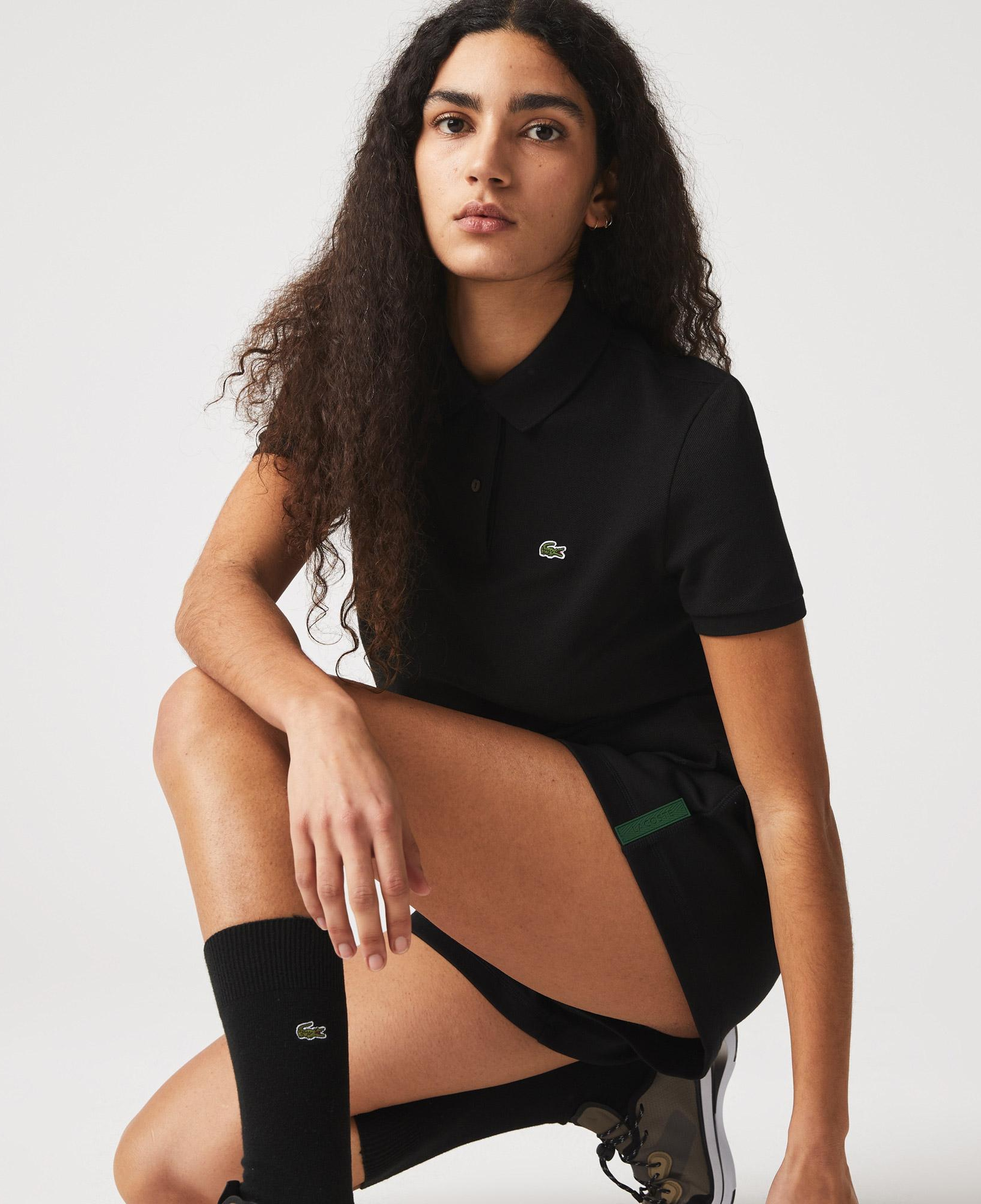 Lacoste Kadın Regular Fit Siyah Polo
