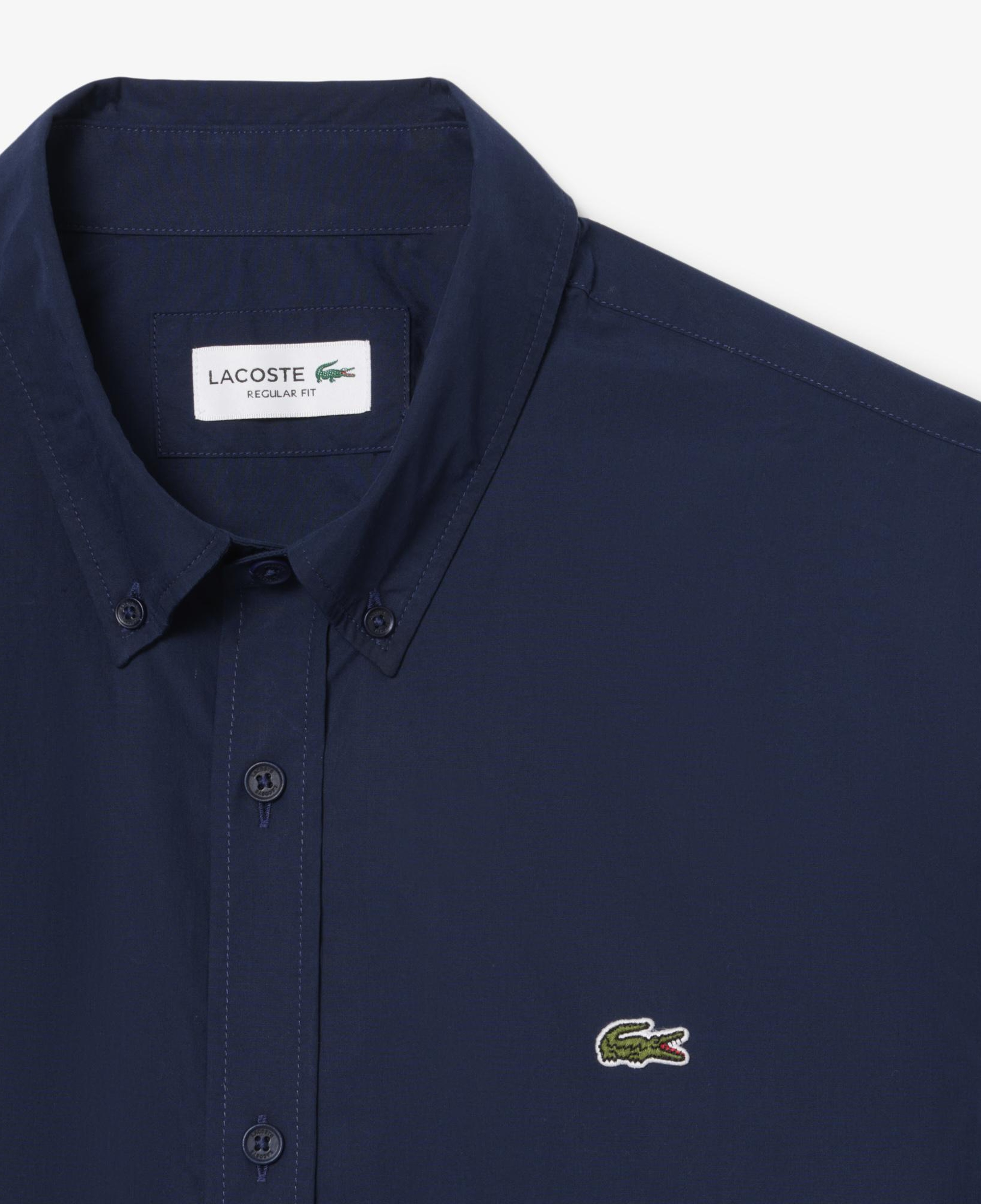 Lacoste Erkek Regular Fit Düğmeli Yaka Lacivert Gömlek