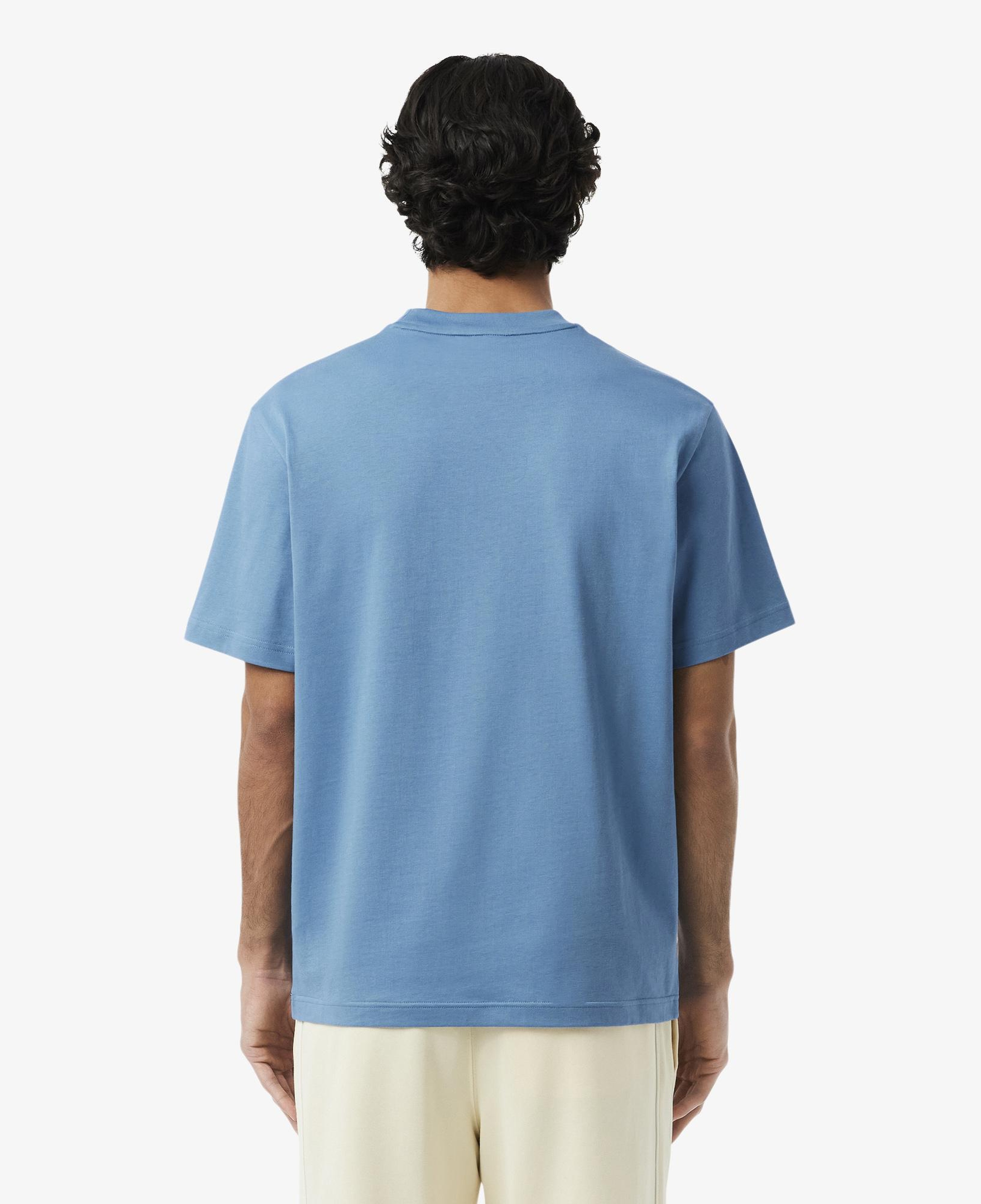 Lacoste Erkek Classic Fit Bisiklet Yaka Mavi T-Shirt