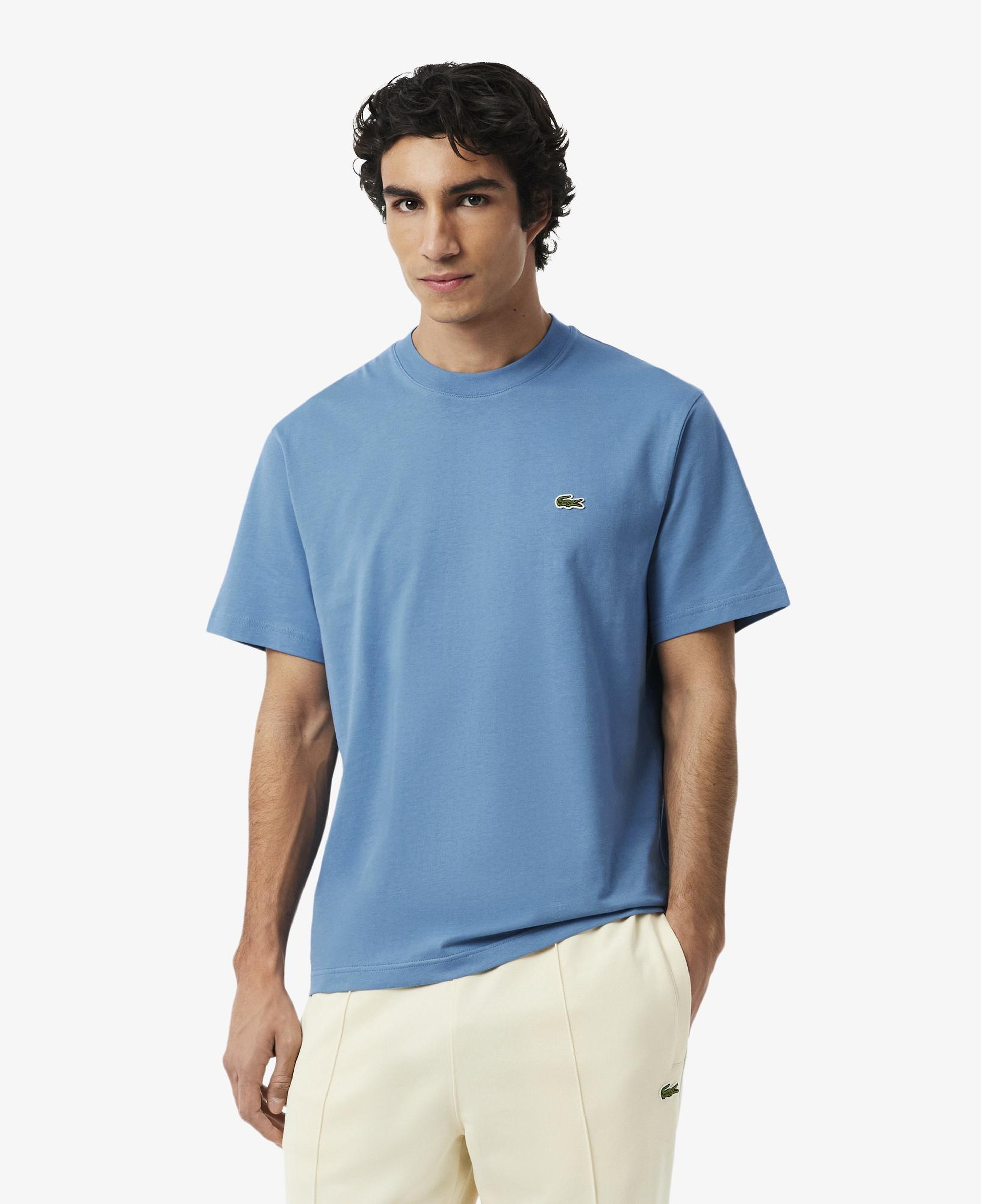 Lacoste Erkek Classic Fit Bisiklet Yaka Mavi T-Shirt