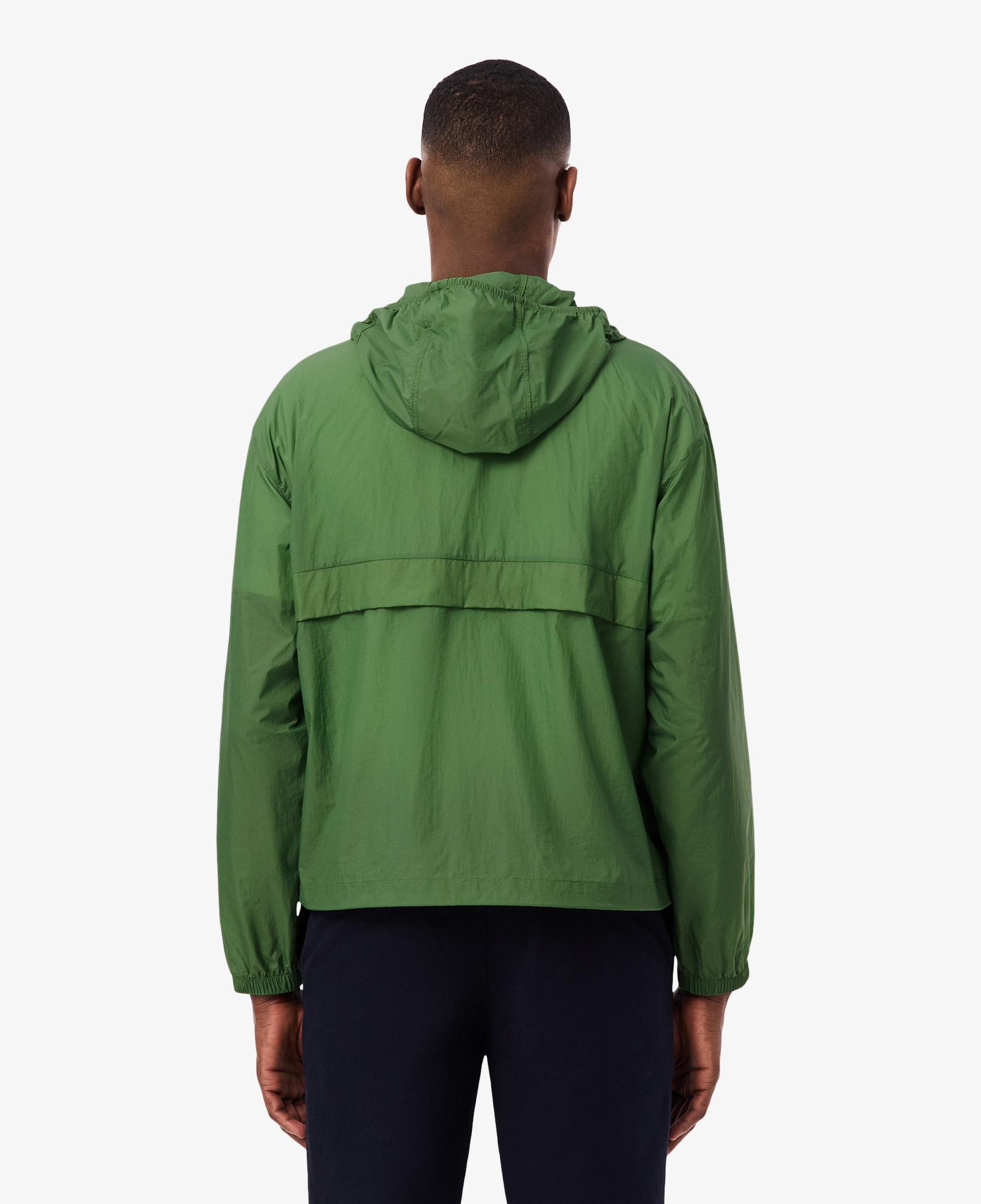 Lacoste Erkek Kapüşonlu Yeşil Yağmurluk