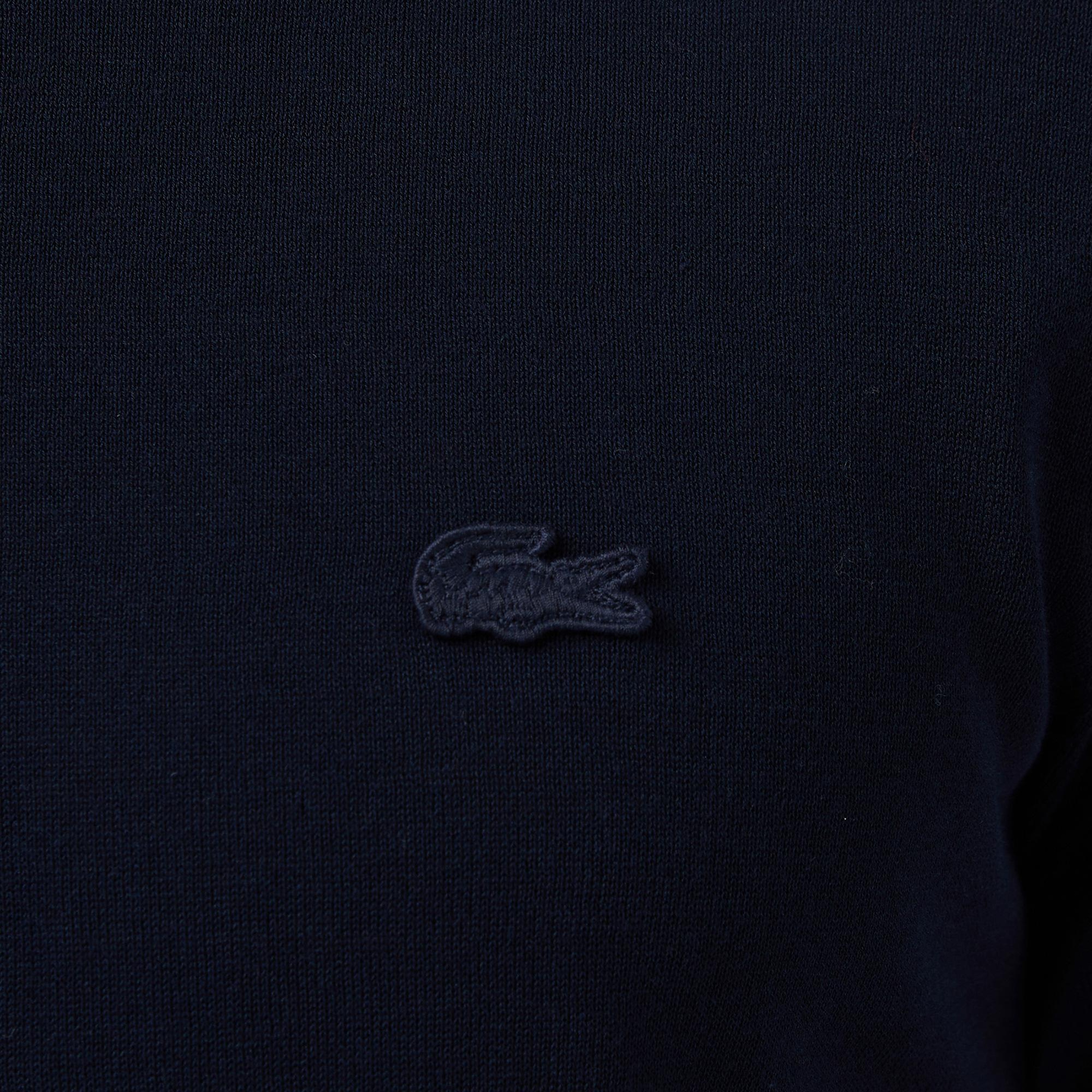 Lacoste Erkek Classic Fit Kısa Kollu Polo Yaka Lacivert Triko
