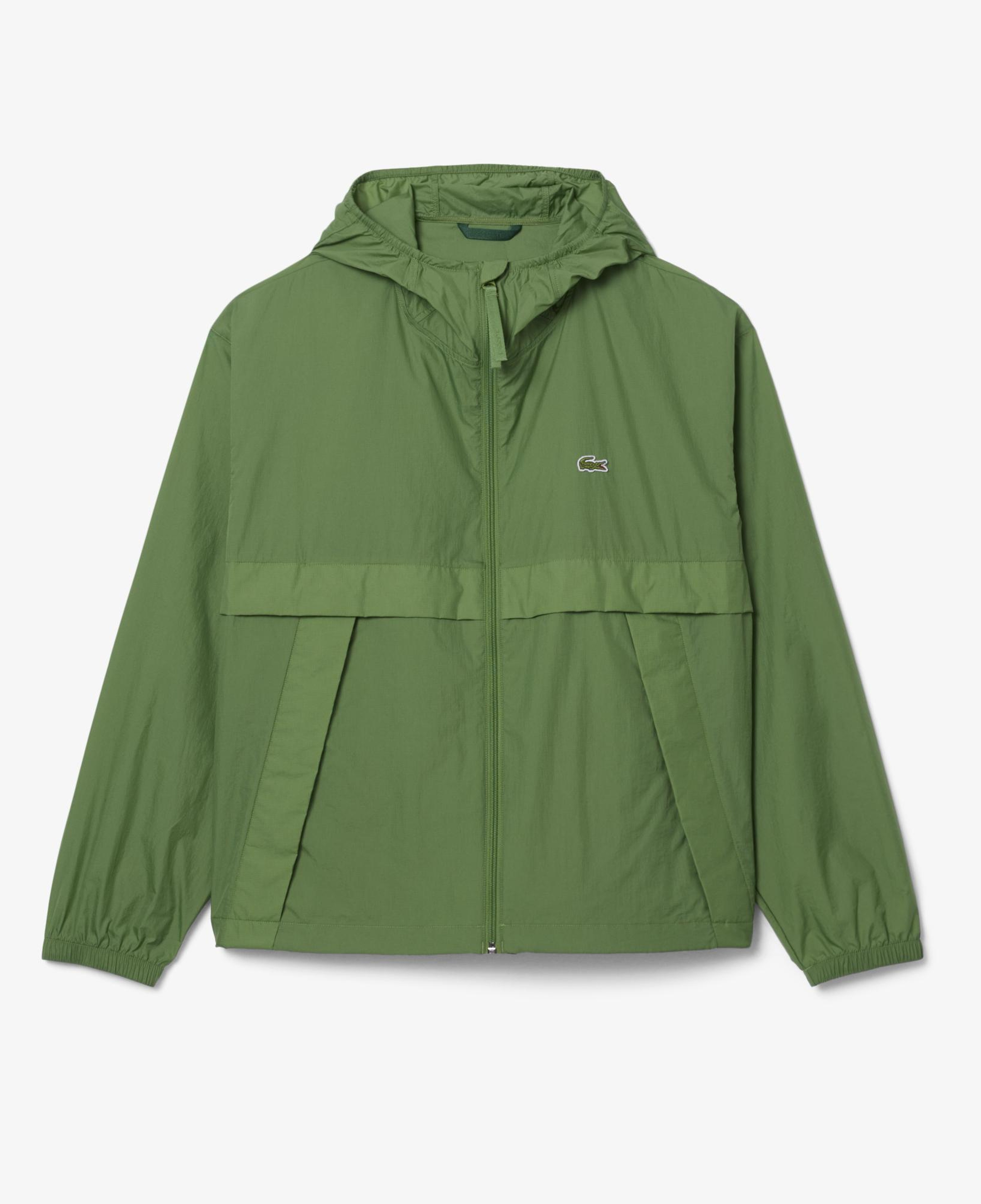 Lacoste Erkek Kapüşonlu Yeşil Yağmurluk