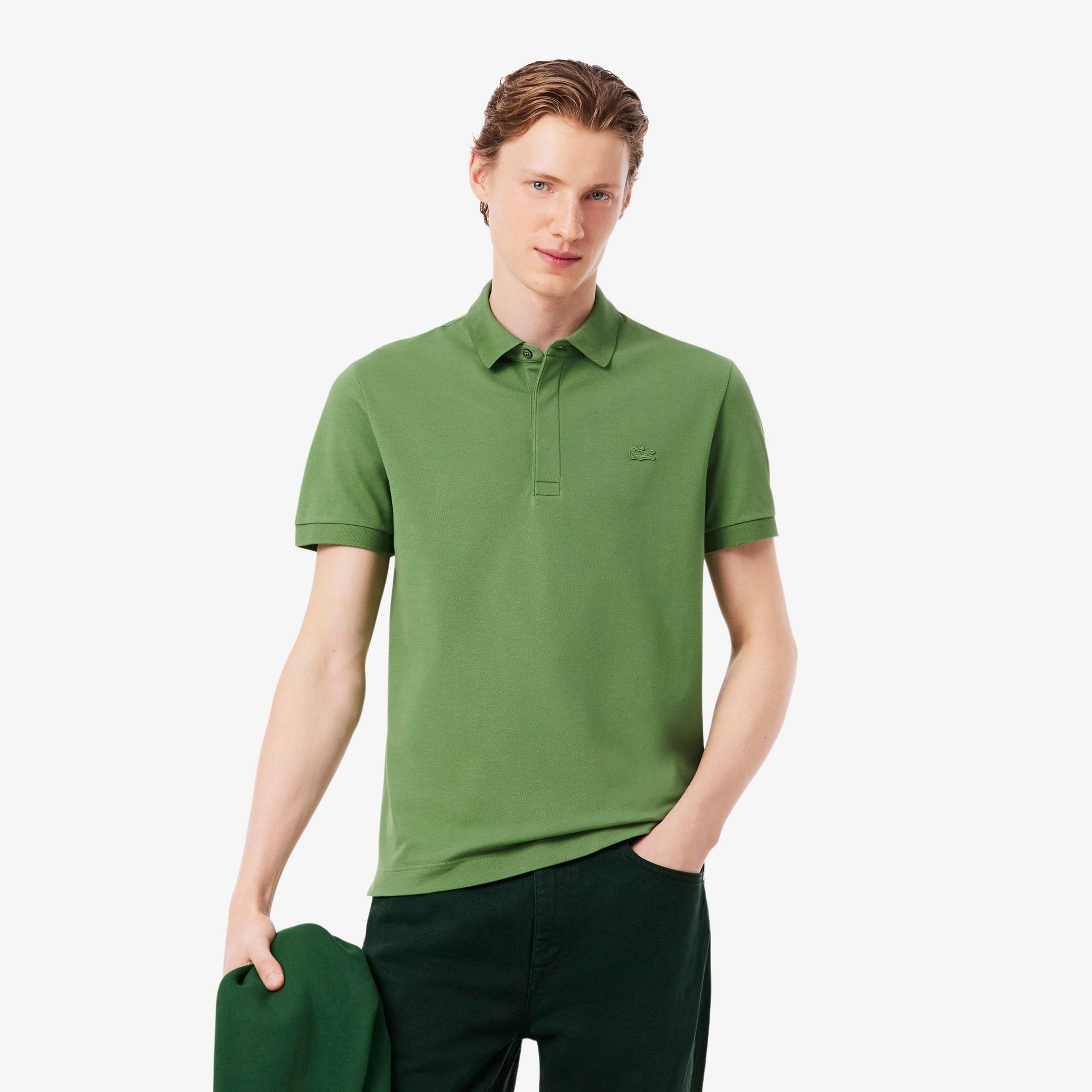Lacoste Erkek Regular Fit Yeşil Paris Polo