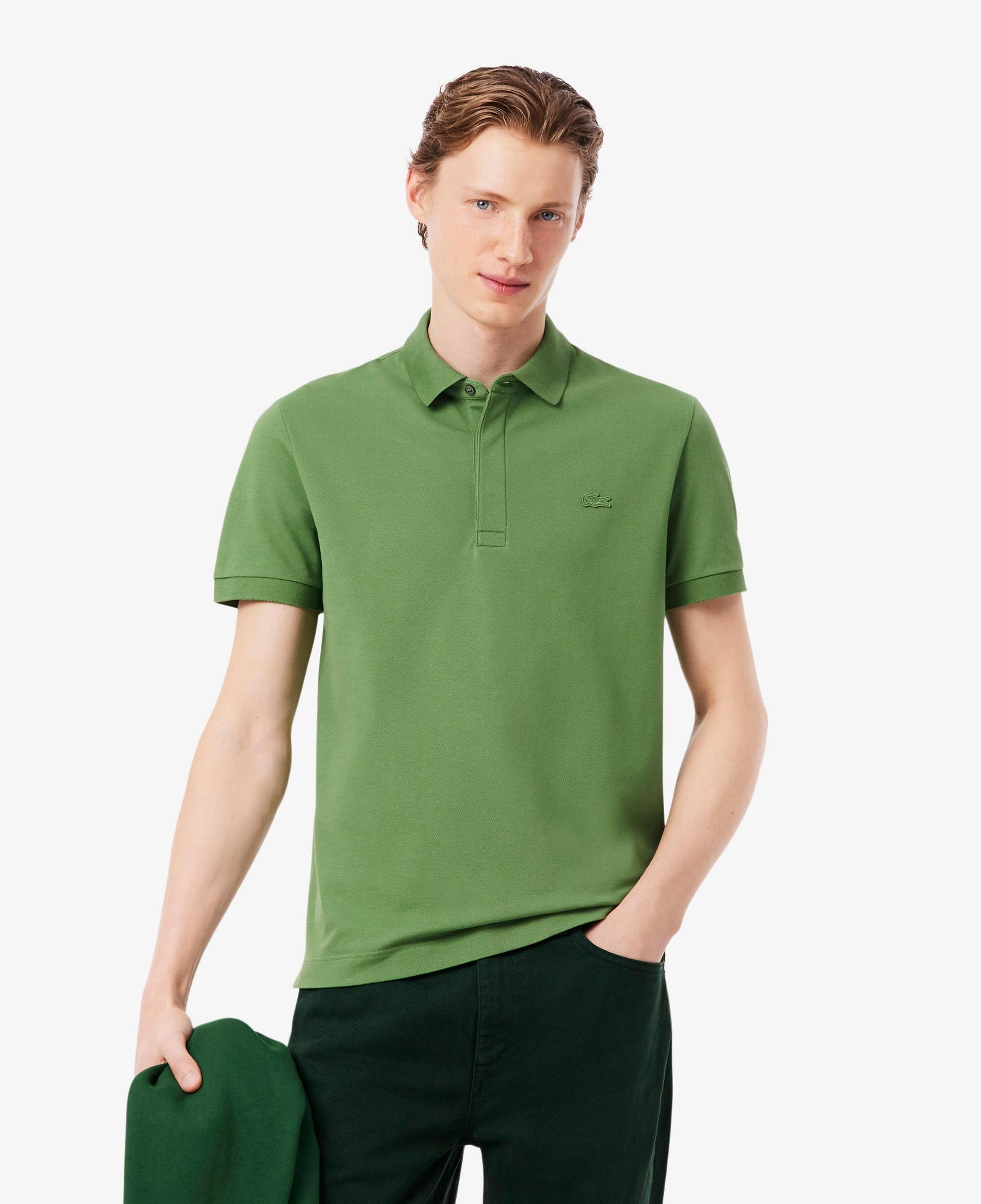 Lacoste Erkek Regular Fit Yeşil Paris Polo