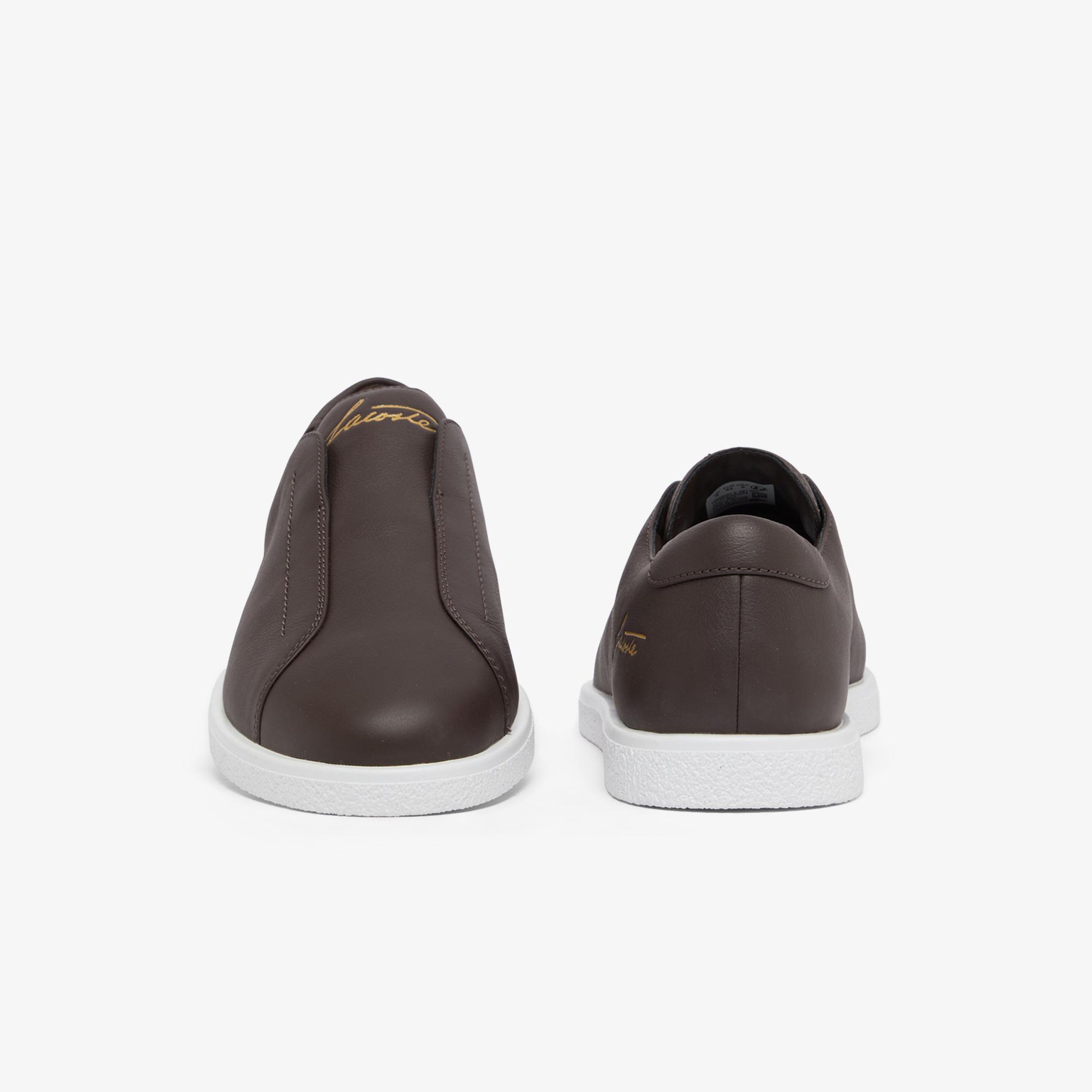 Lacoste Linecourt Slip-On Erkek Kahverengi Sneaker