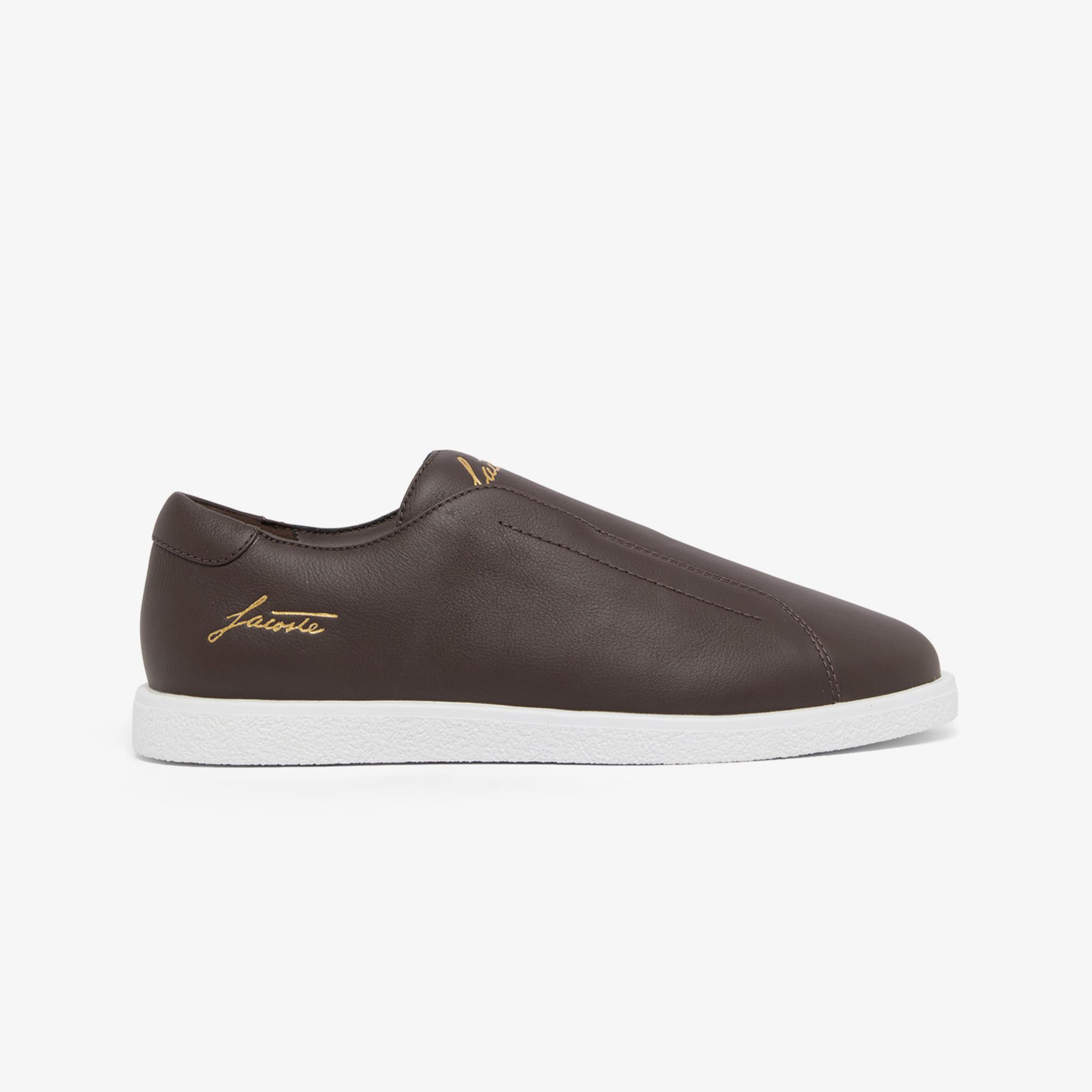 Lacoste Linecourt Slip-On Erkek Kahverengi Sneaker